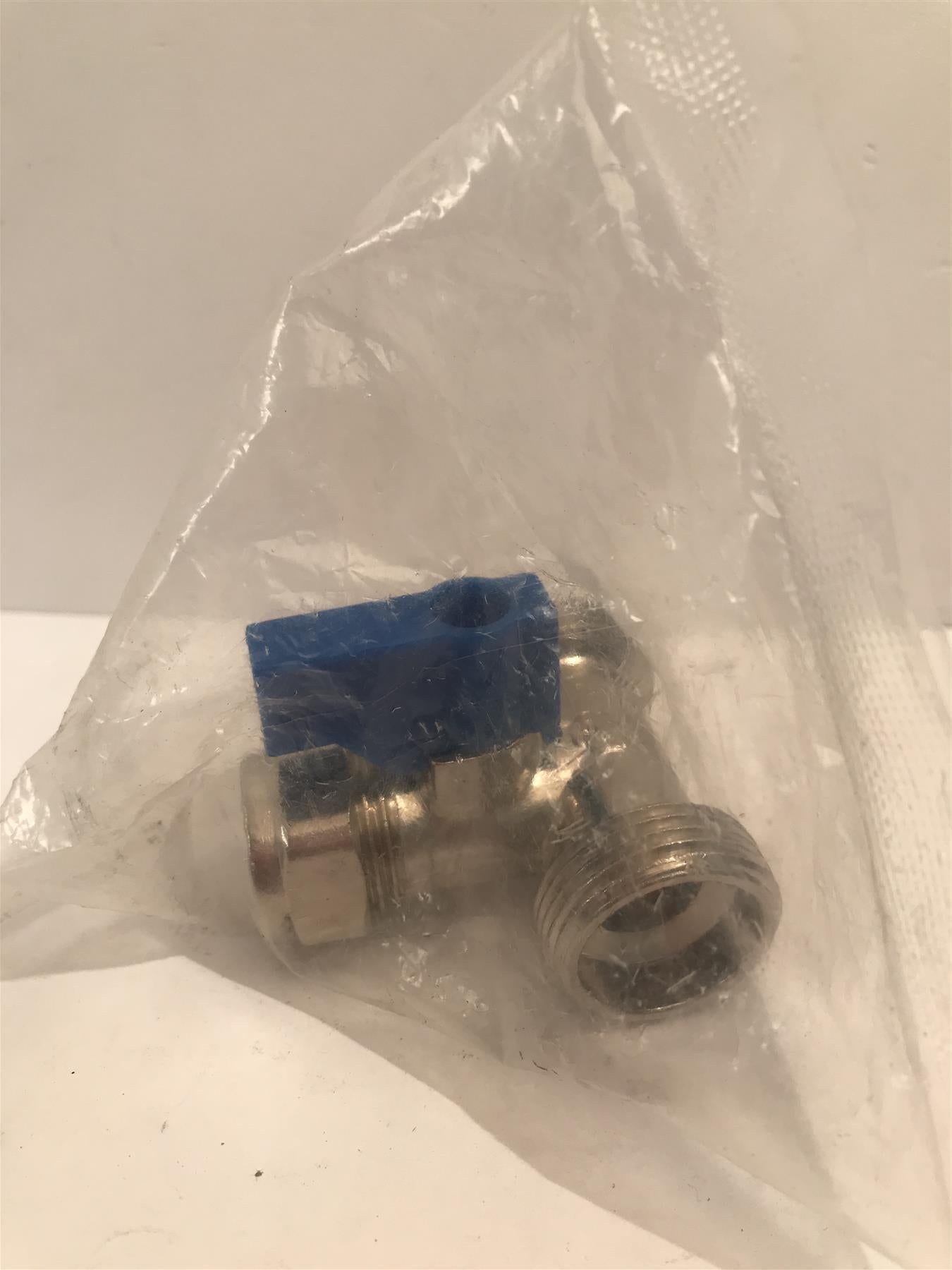 Dual Appliance Washing Machine Dishwasher Tee Valve/Tap 15mm x 3/4"