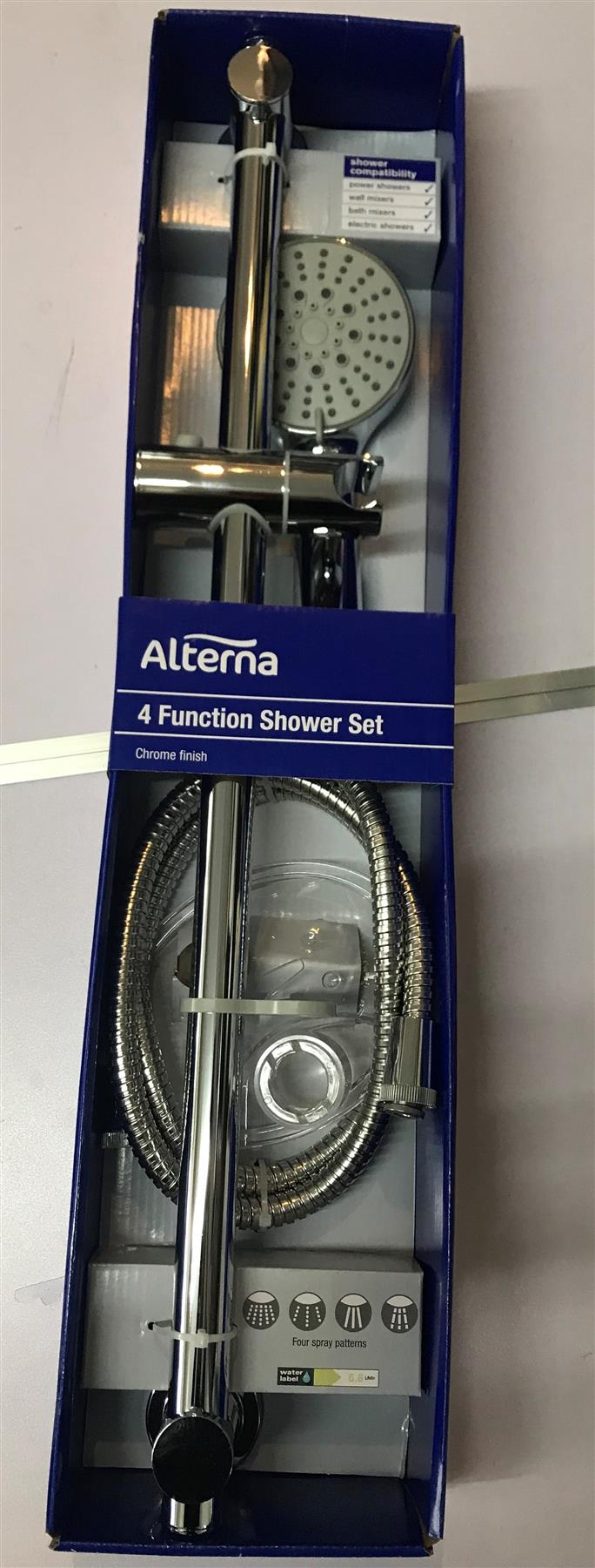 Alterna 4 Function Shower Set Chrome ALTS0009