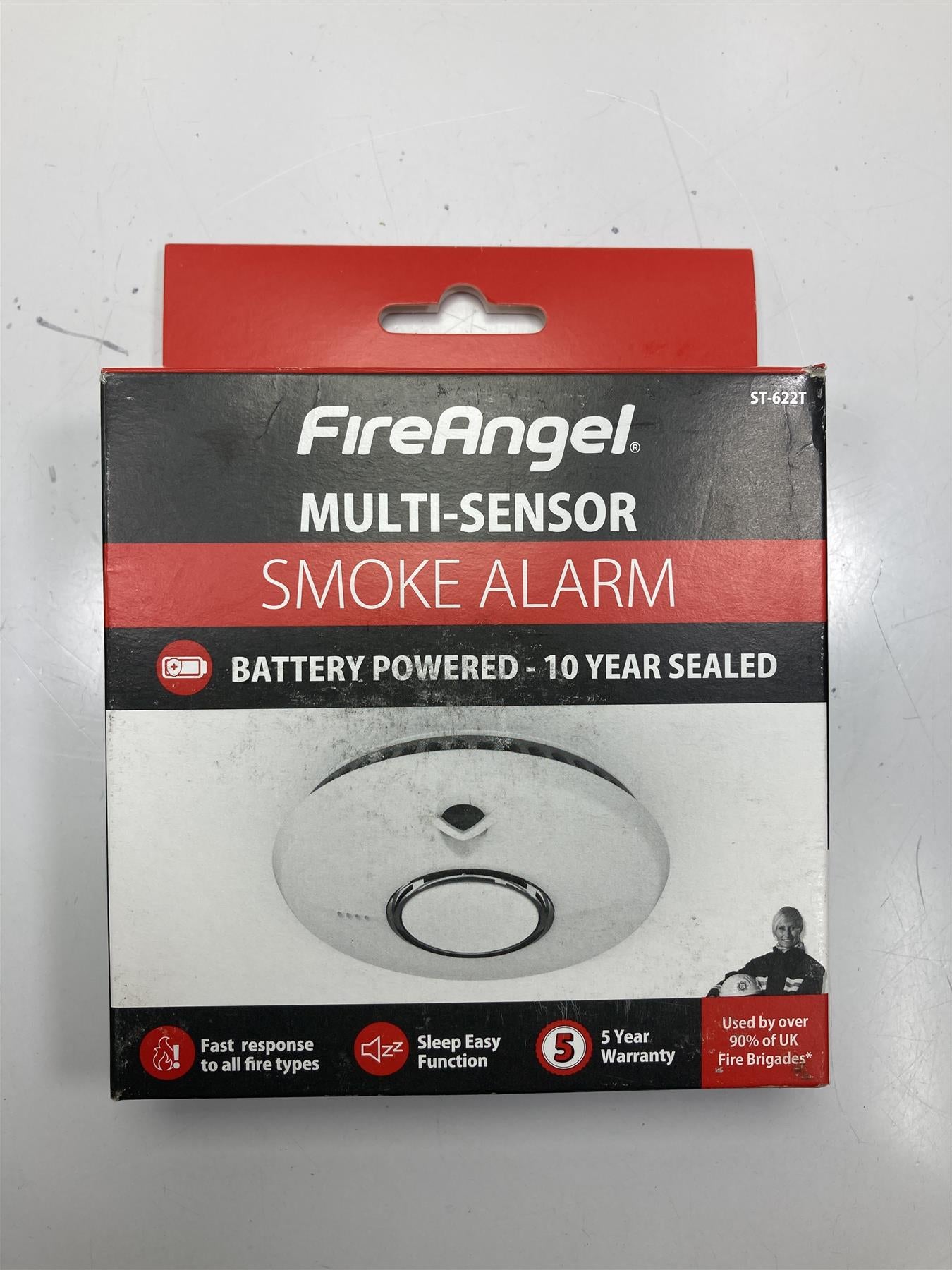 FIREANGEL multi-sensor smoke alarm ST-622T