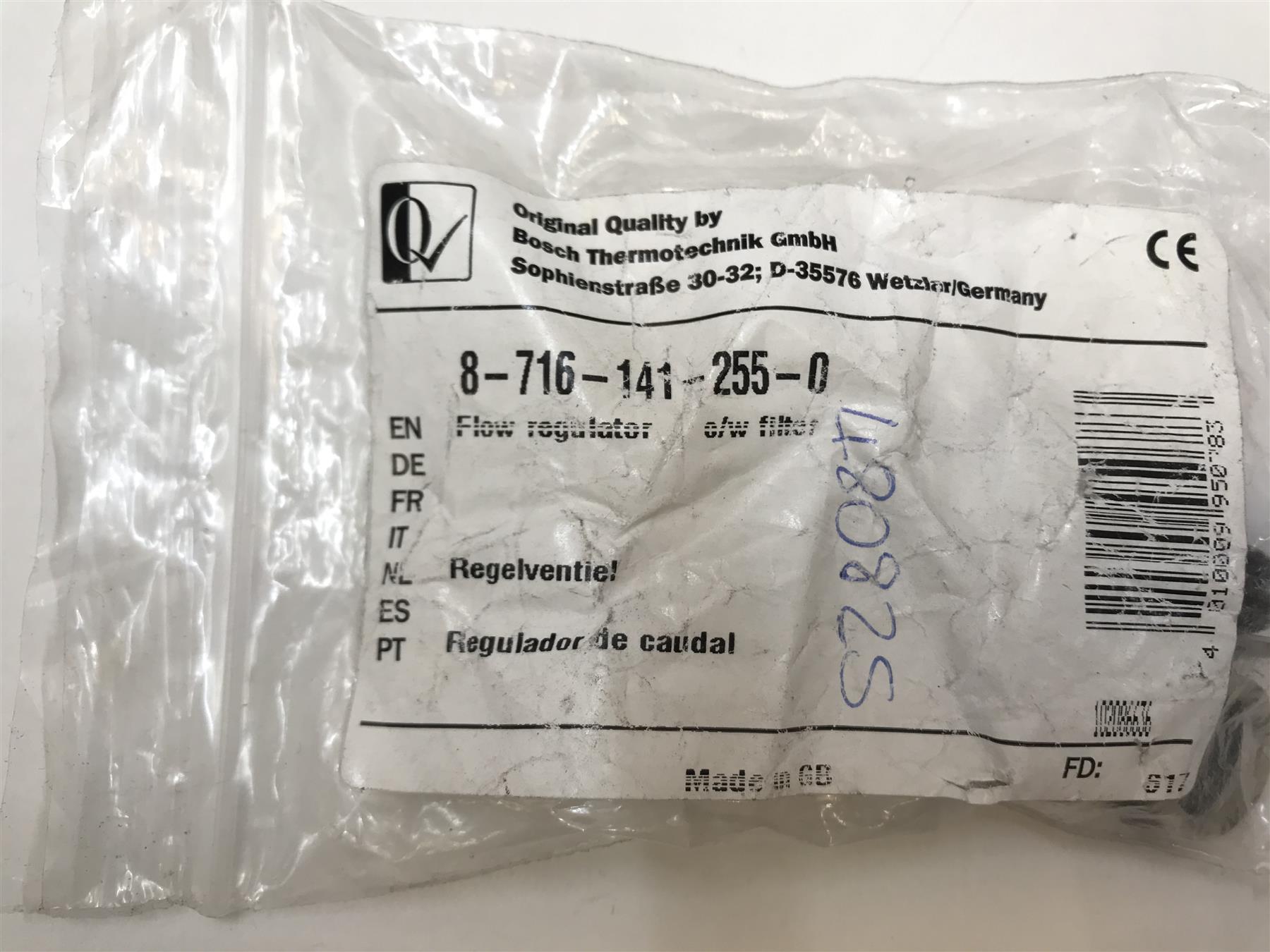 NEW WORCESTER COMBI FLOW REGULATOR 87161412550
