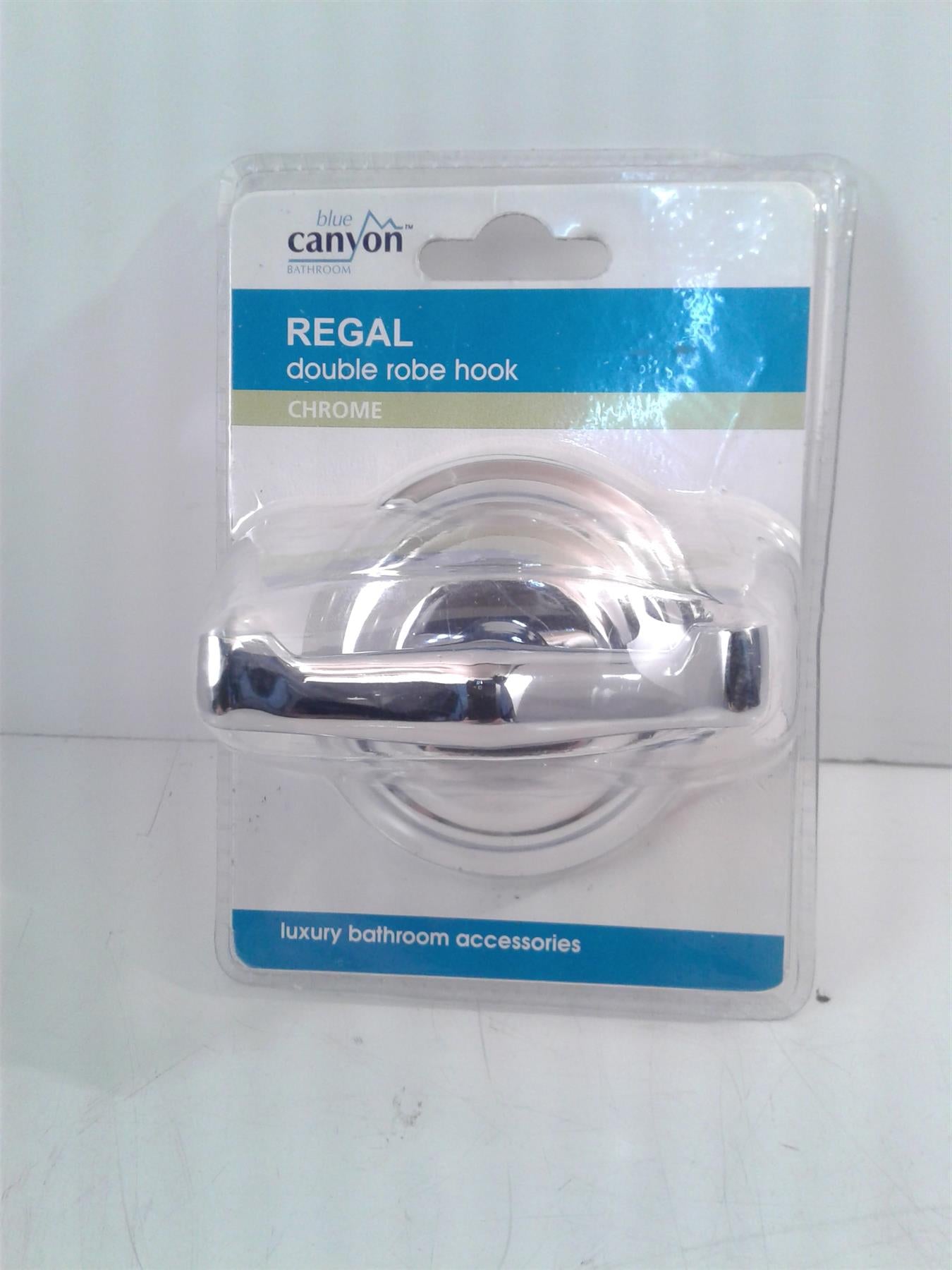 Blue Canyon Regal Double Robe Hook Chrome