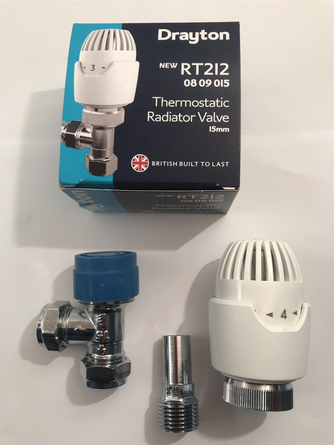 Drayton New RT212 0809015 Thermostatic Radiator Valve 15mm