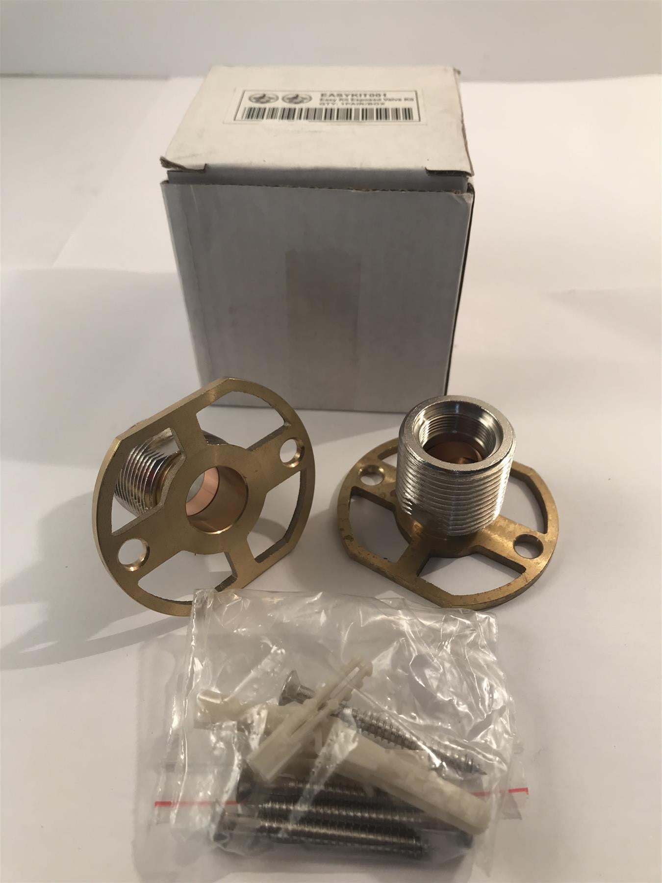 Easy Kit Exposed Bar Shower Valve Kit  1 Pair  EASYKIT001