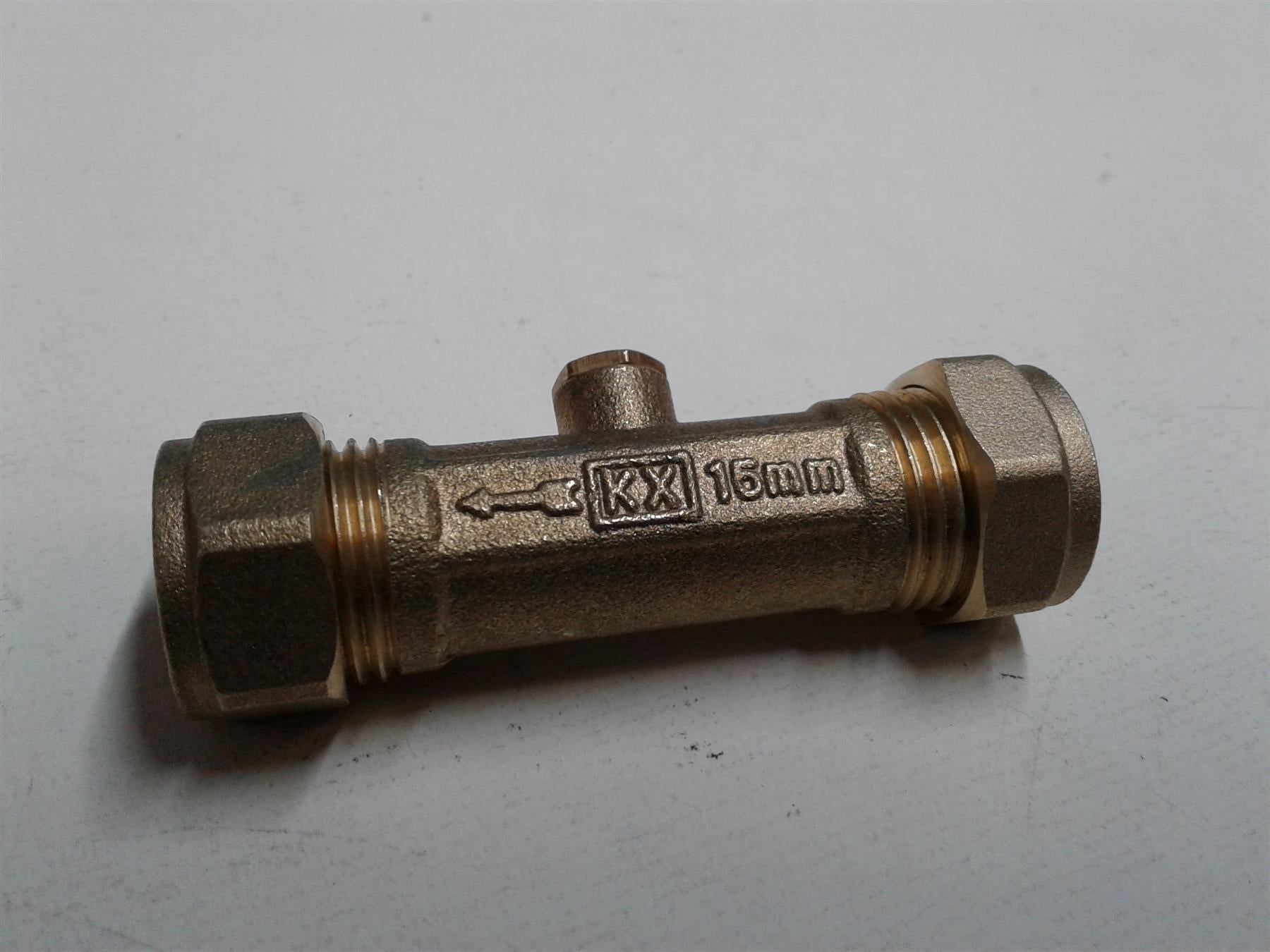 NEW KX 15mm Double Check Non Return Valve BFDCV-15 DZR