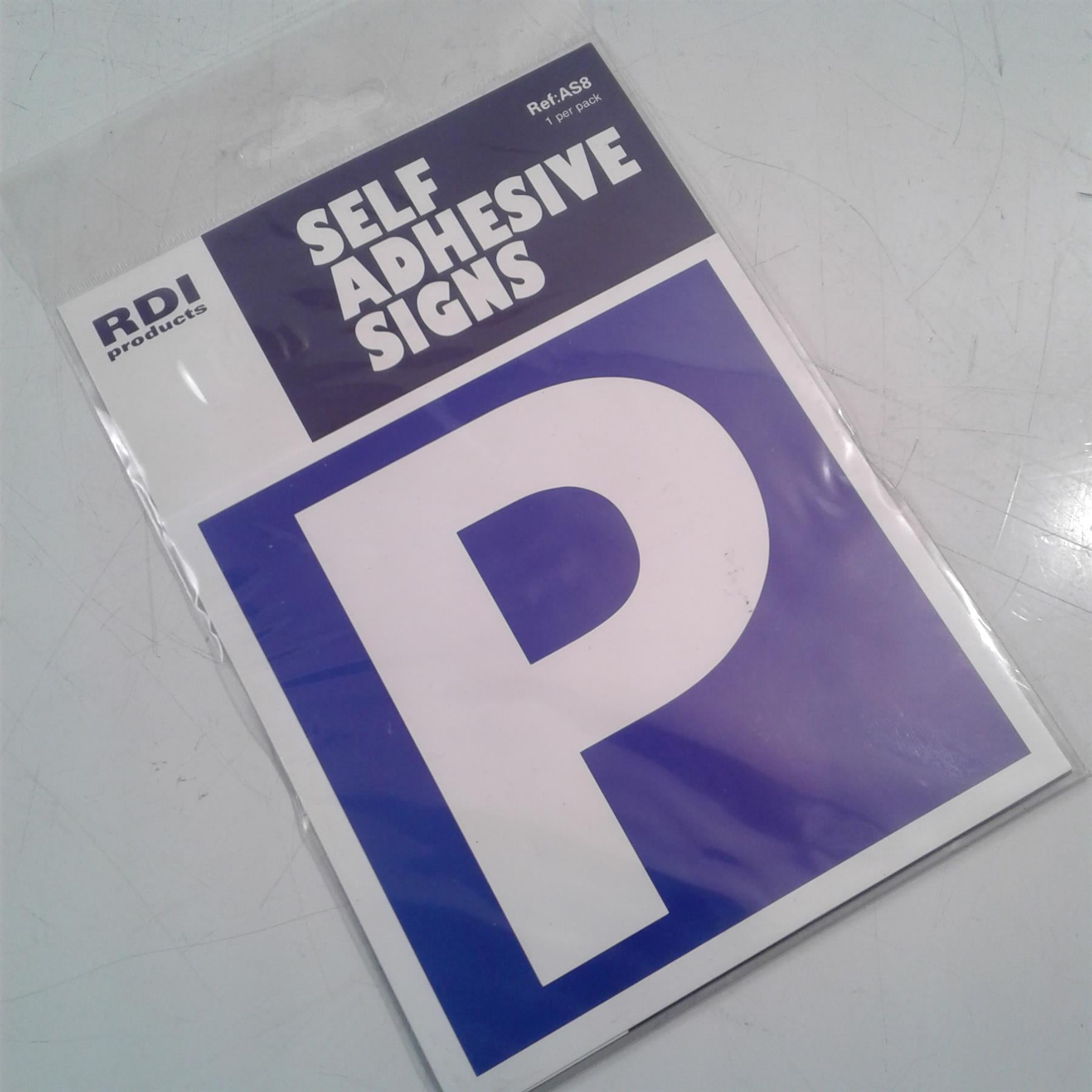 Parking Self Adhesive Sign 112 x 112mm