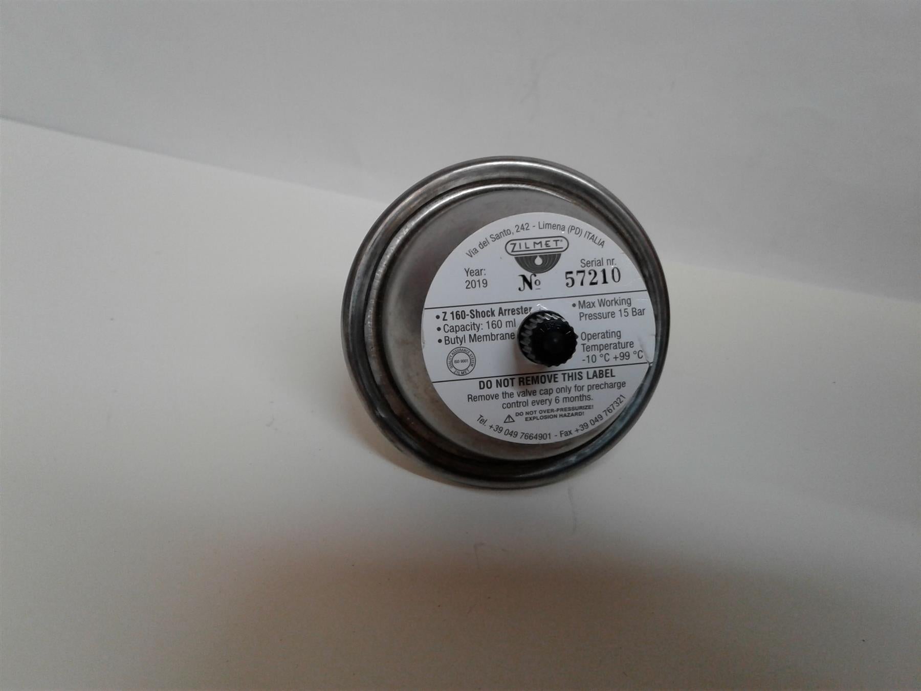 New Zilmet Z160 Shock Arrester 15bar 0.16Litre