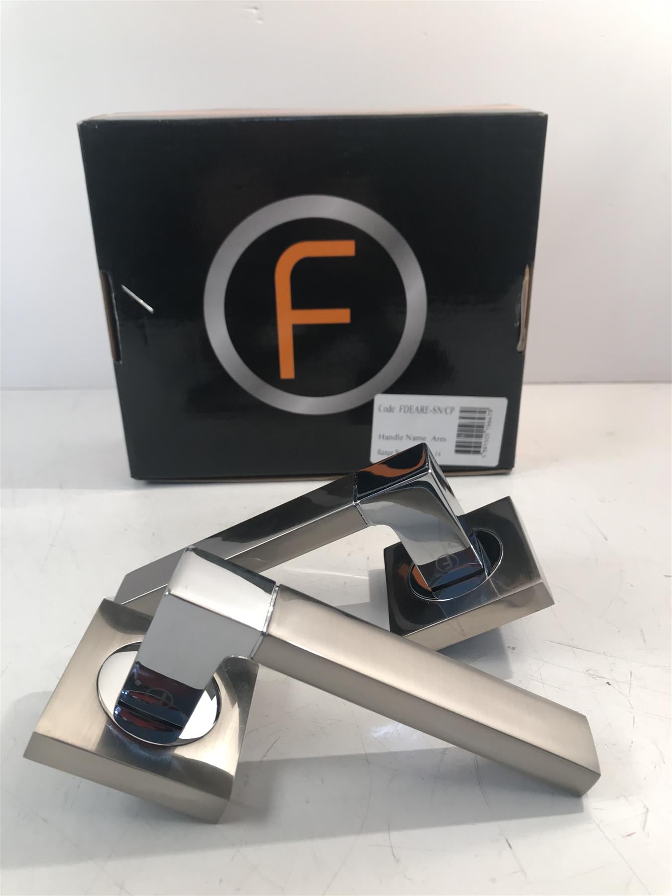 Fortessa Ares Satin Nickel/ Chrome Polish Ares Door Lever Handle FDEARE-SN/CP