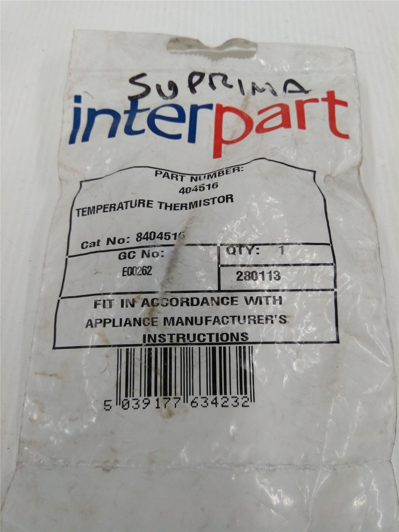 NEW POTTERTON 404516 TEMPERATURE THERMISTOR
