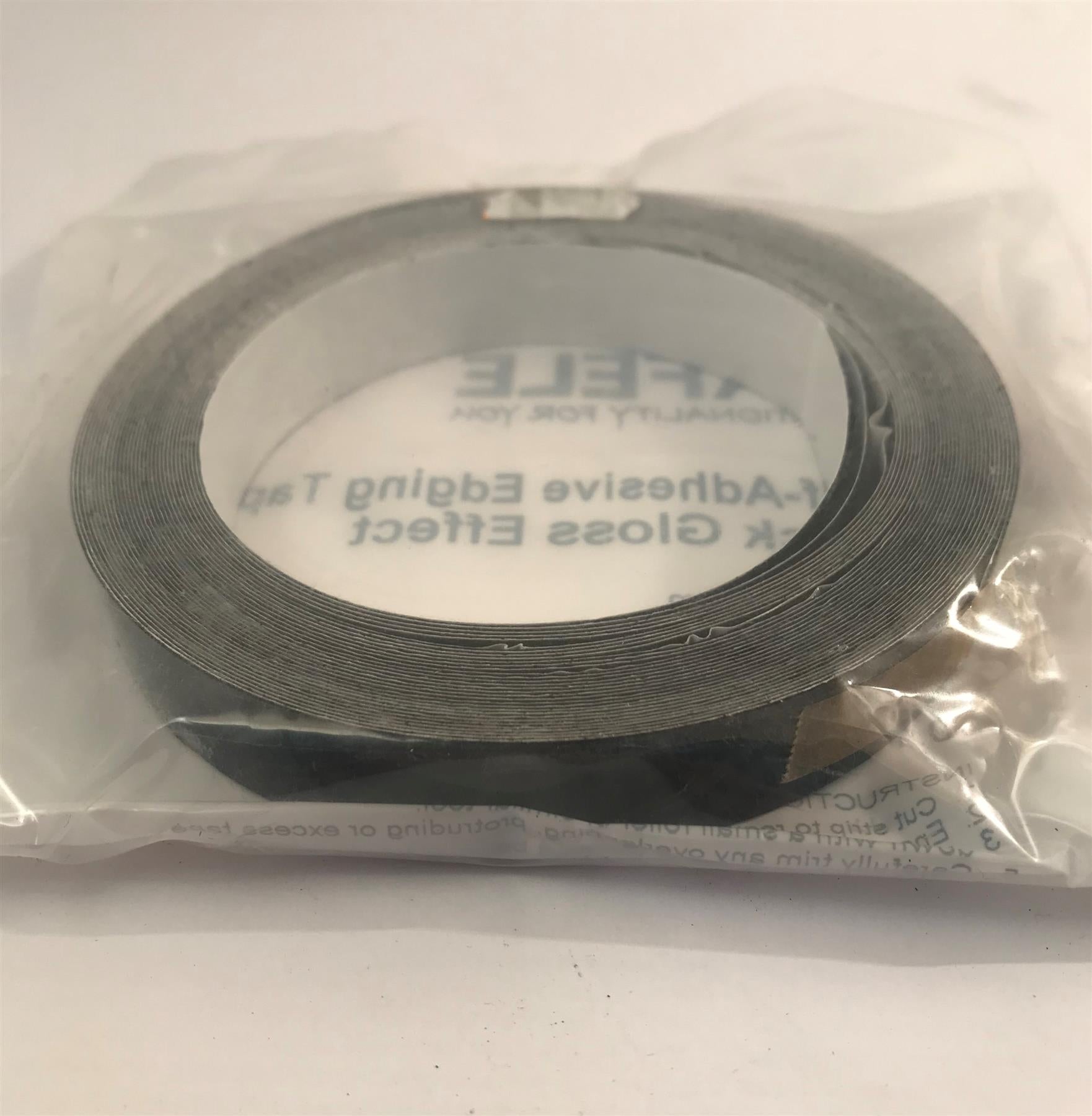 Hafele Self Adhesive Edging Tape Black Gloss Effect 18mm x 10m