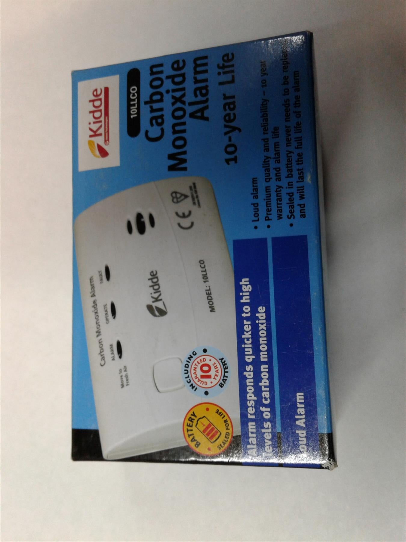 NEW KIDDE 10LLCO CARBON MONOXIDE ALARM CO ALARM