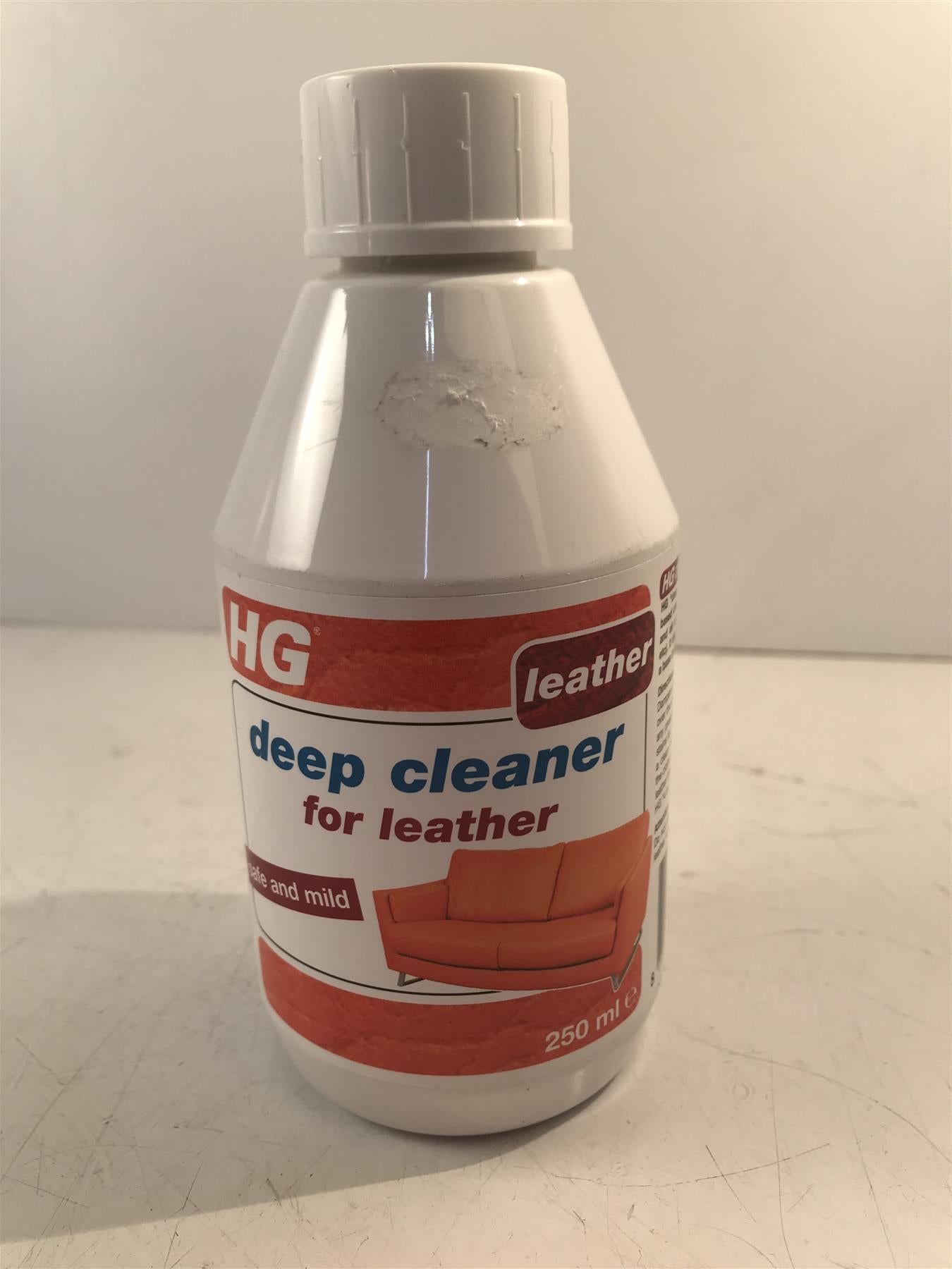 HG Deep Cleaner for Leather 250ml Ideal for Furniture
