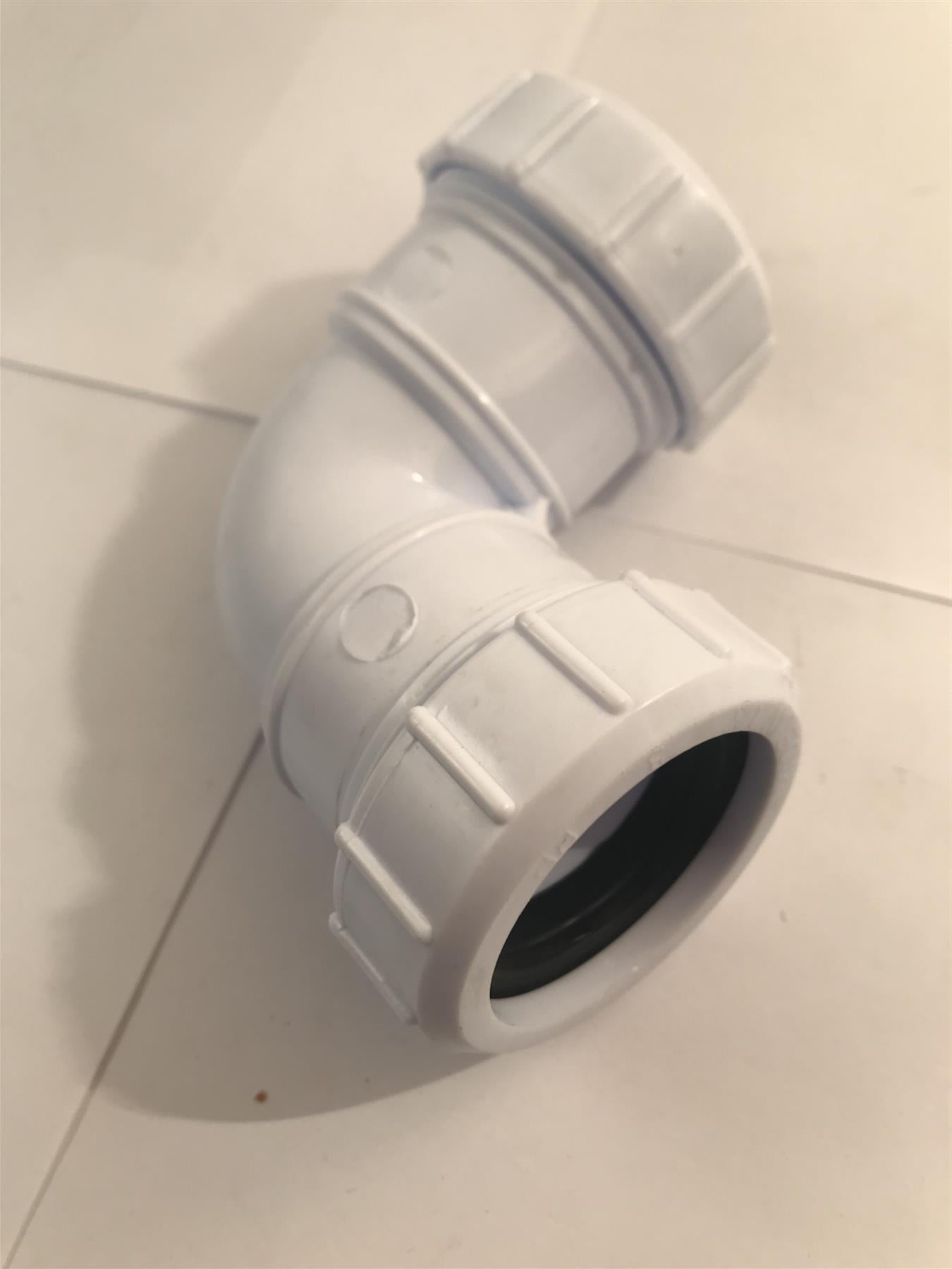 43mm Compression Waste Bend 90 Degree