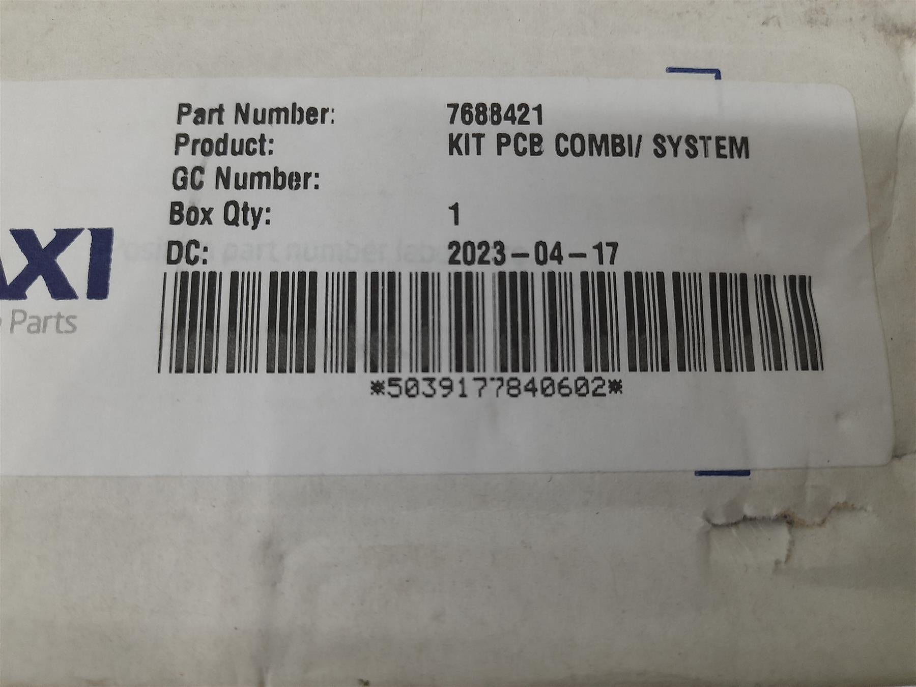 BAXI COMBI 624 630 & 636 BOILER PCB 7688421