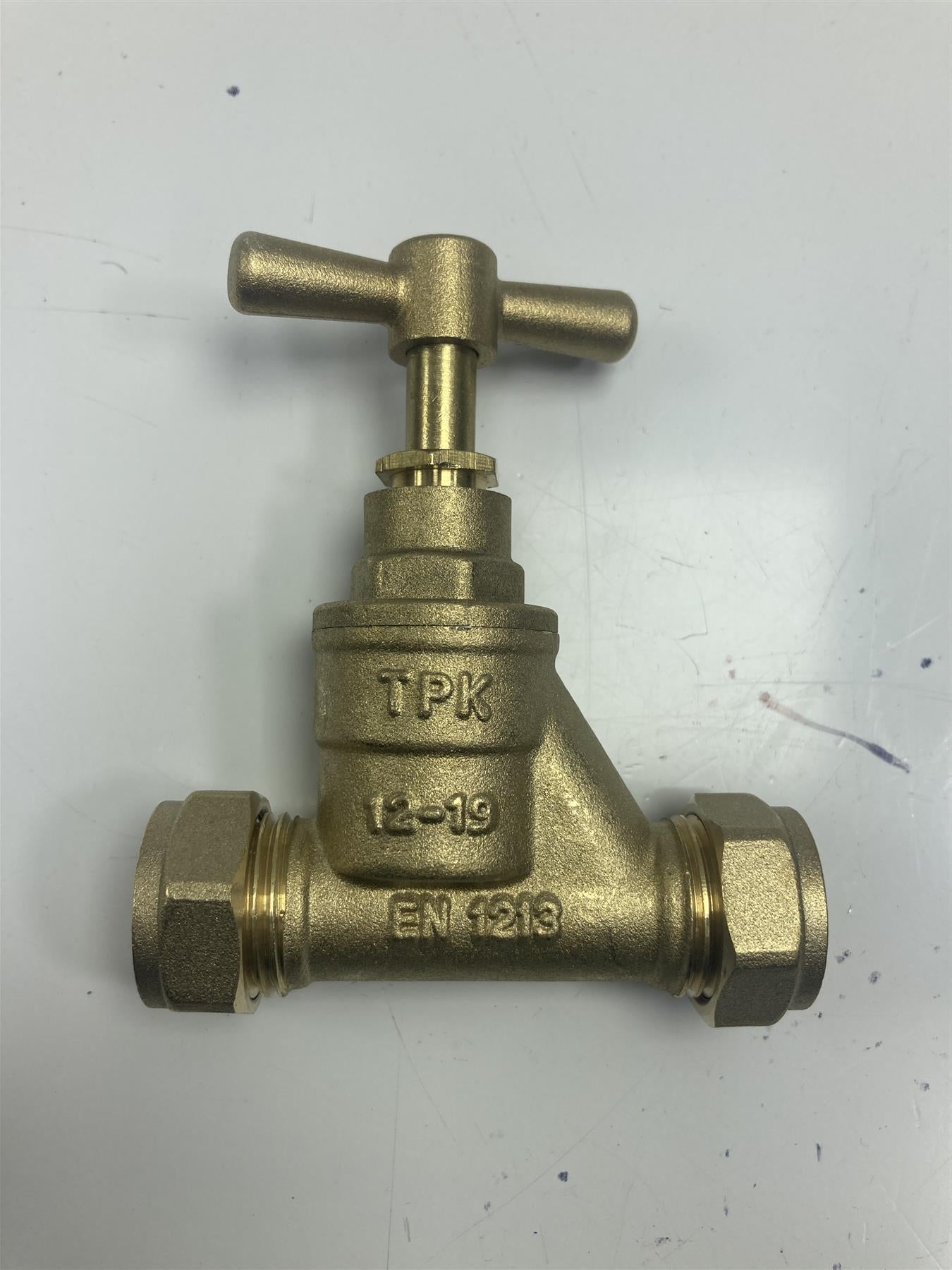 BRASS CxC STOP COCK PLUMBRIGHT 15MM