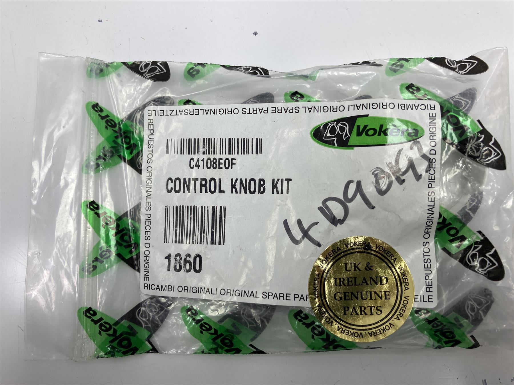 Genuine Vokera Syntesi 25E & 29E Selector Control Knob 1860 01005073 R01005073