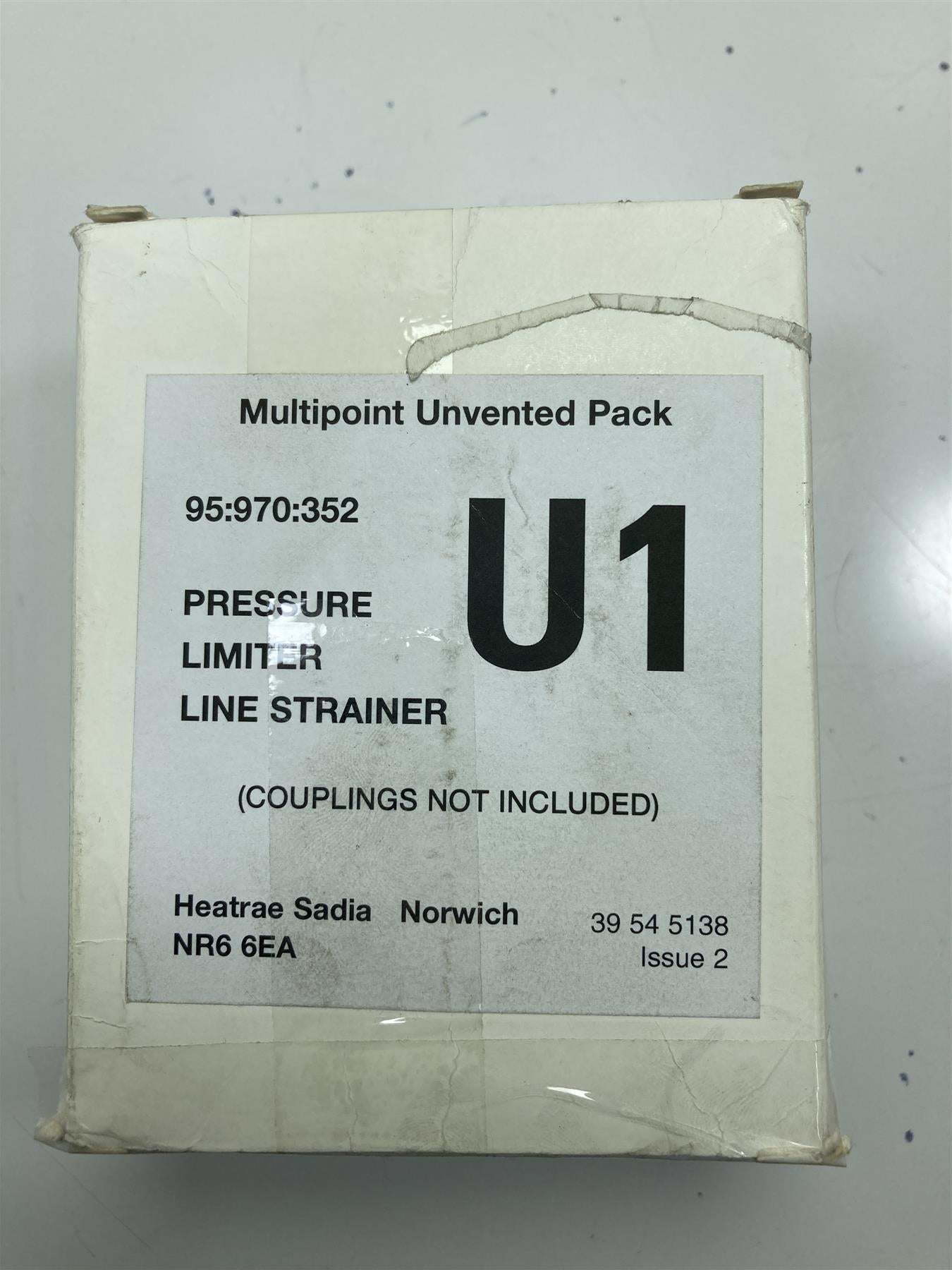 HEATRAE SADIA 95970352 U1 PRESSURE LIMITER LINE STRAINER **FOR PARTS** VAT INCL