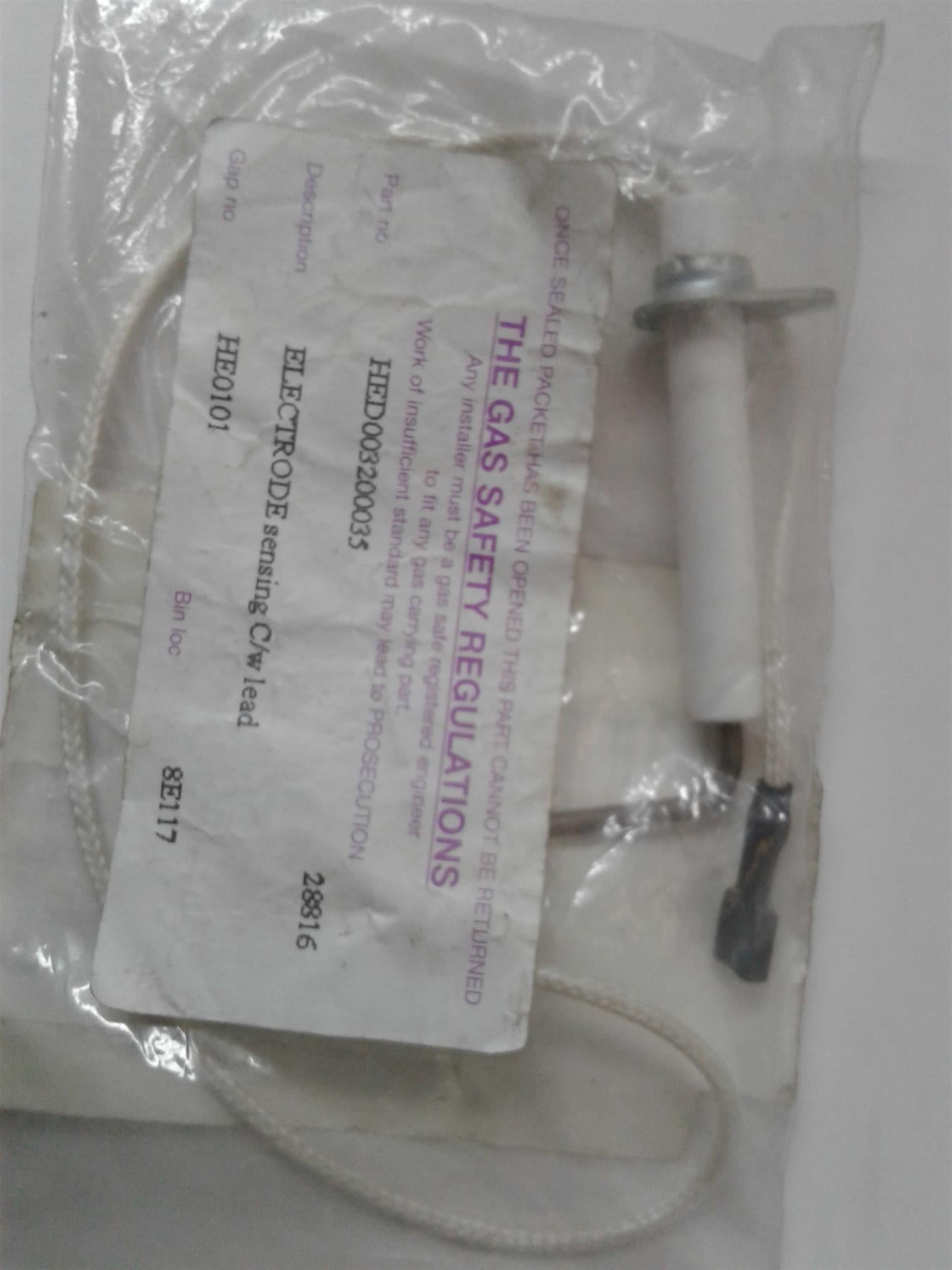 NEW HEATLINE COMPACT IONISATION ELECTRODE LEAD D003200035