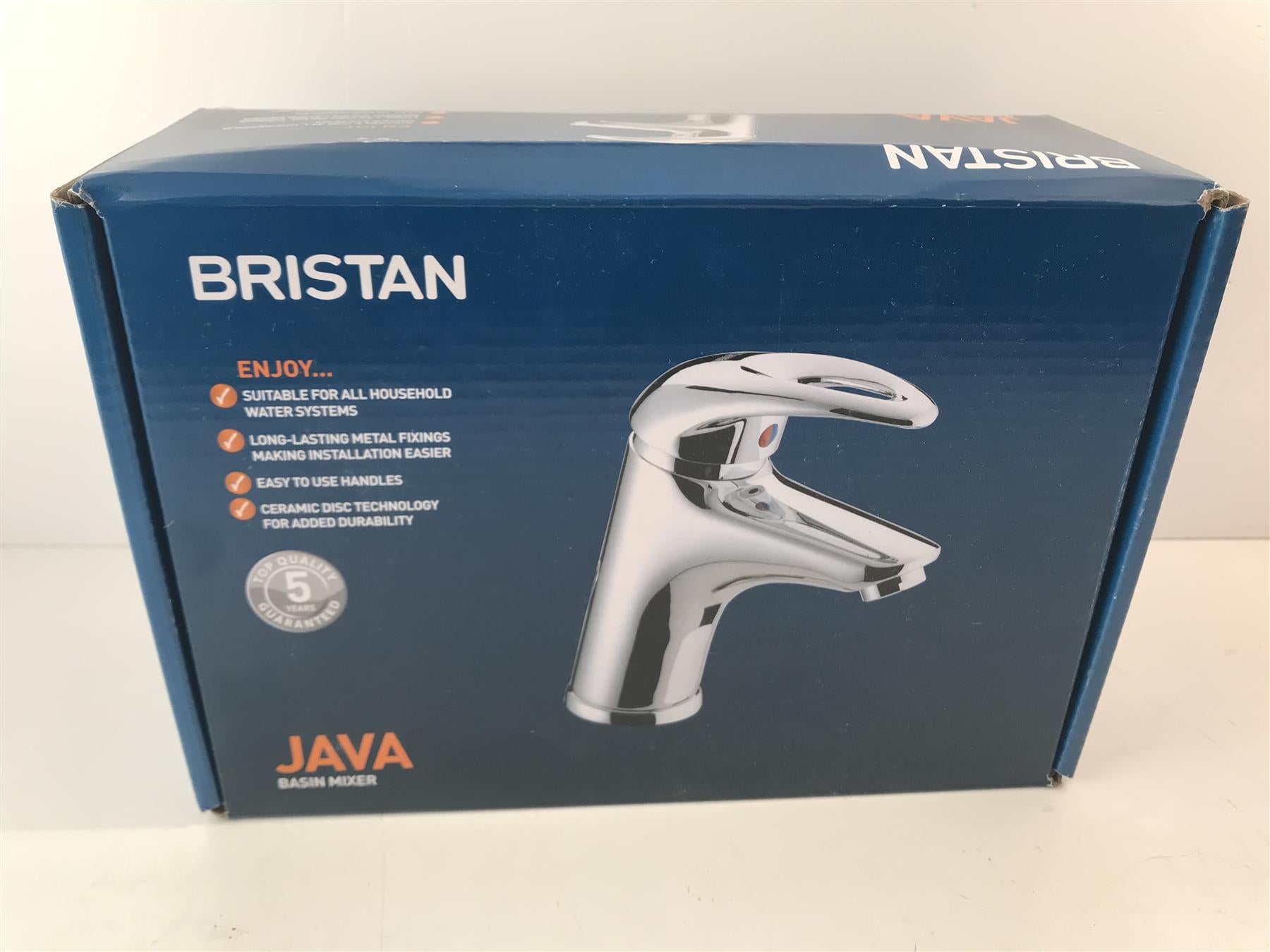 Bristan Java Chrome Single Lever Basin Mixer Tap J BAS C