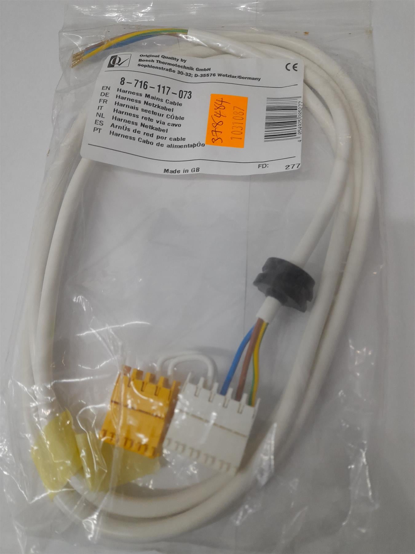 WORCESTER 8716117073 HARNESS MAINS CABLE