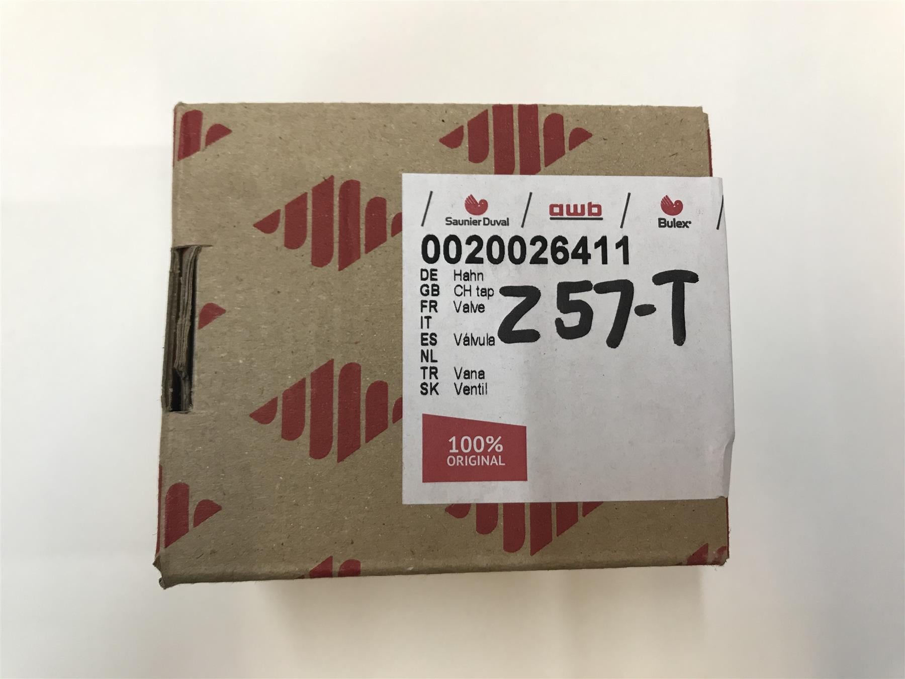 NEW GLOWWORM 0020026411 CENTRAL HEATING VALVE TAP