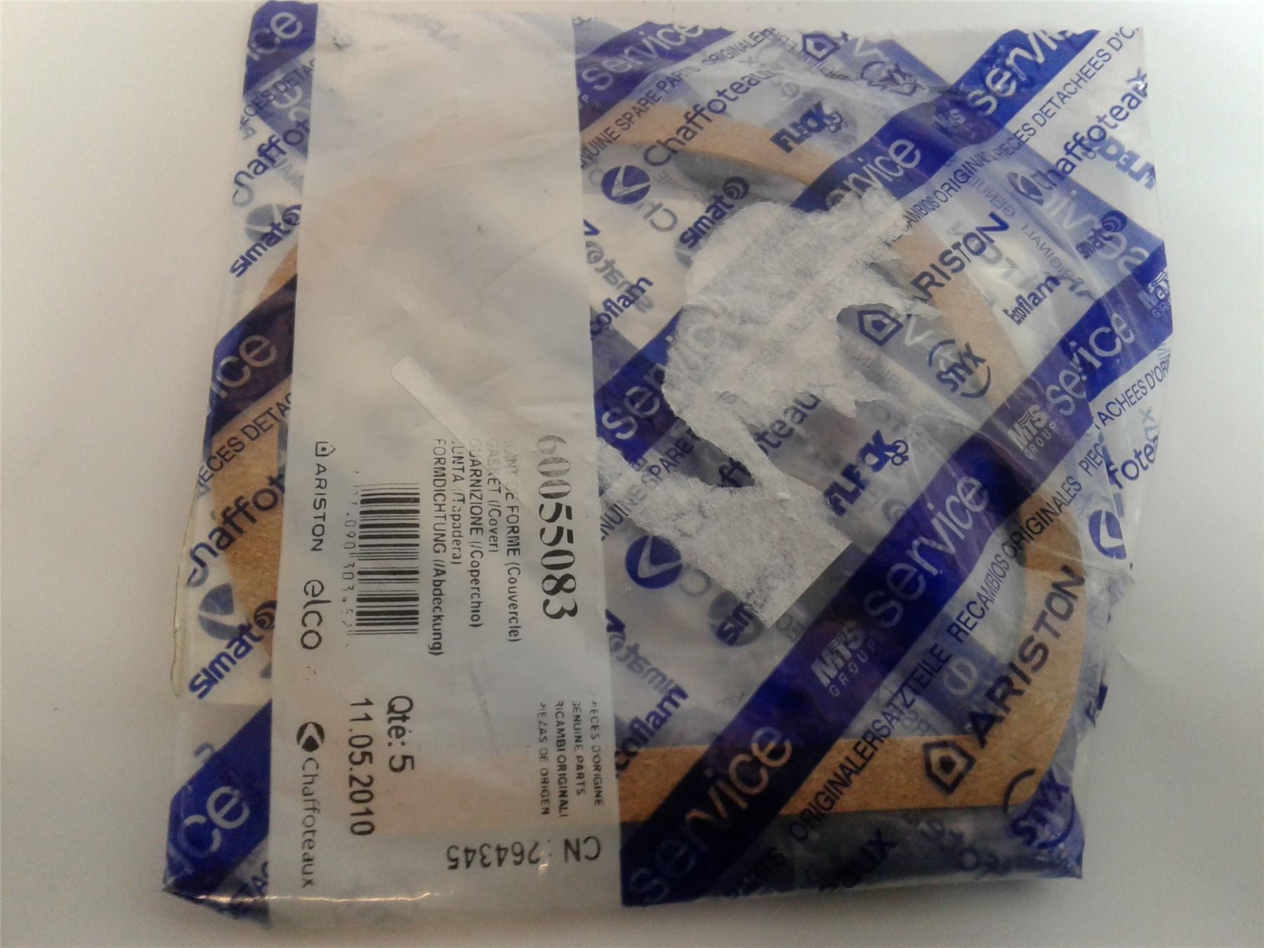 NEW CHAFFOTEAUX 60055083 GASKET (/COVER)