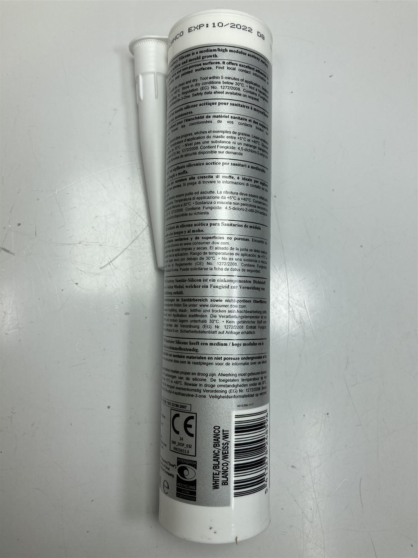 Dowsil 785 Sanitary Silicon Sealant White 310ml