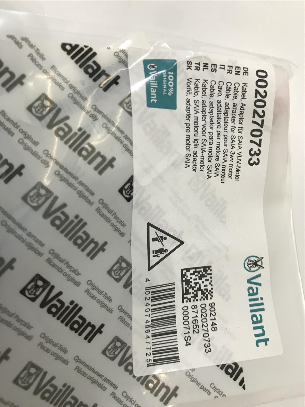 Vaillant Ecotec Cable Adaptor 0020270733Diverter Valve)