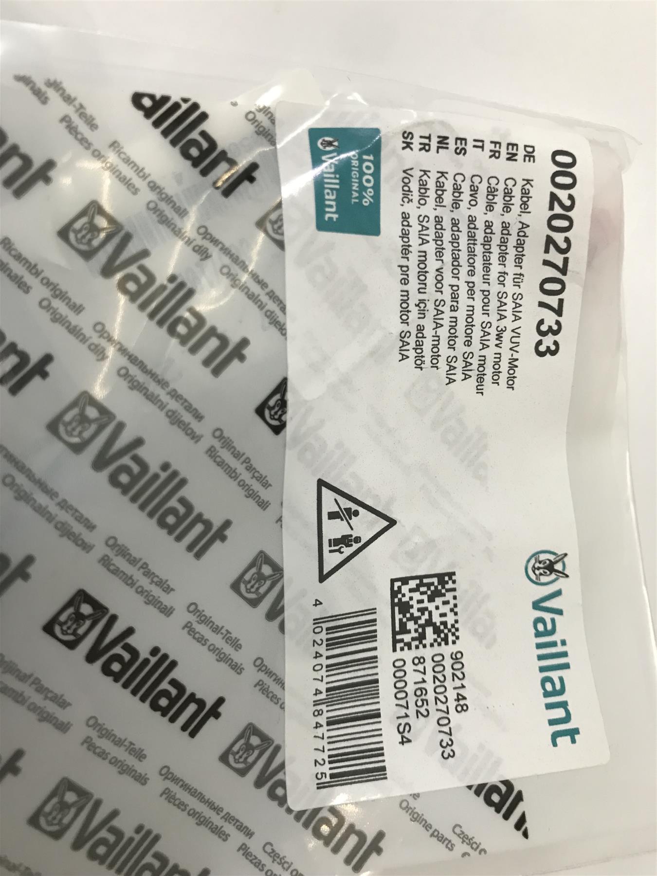 Vaillant Ecotec Cable Adaptor 0020270733Diverter Valve)