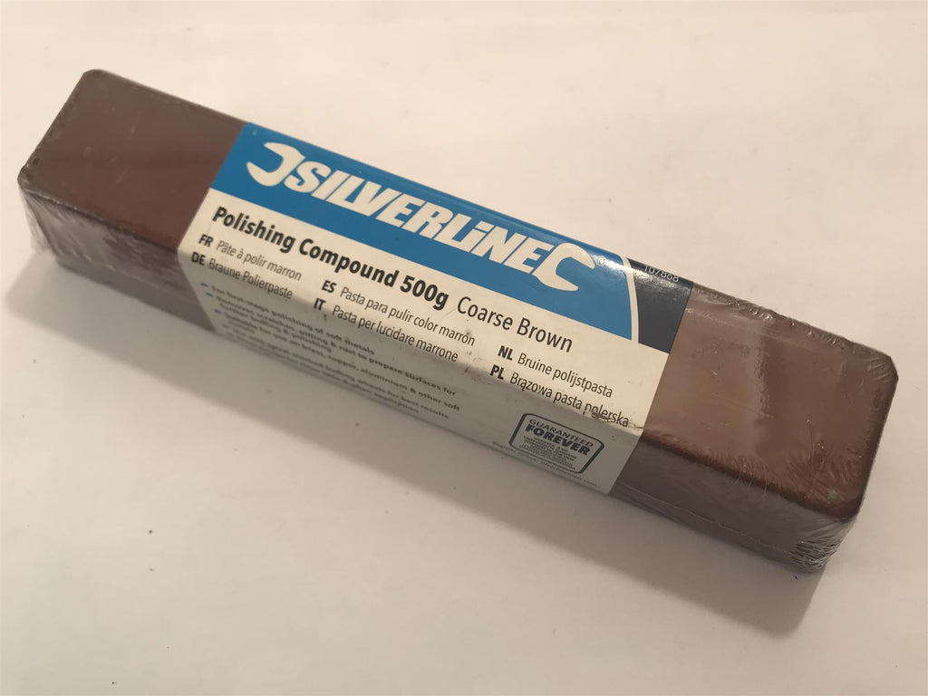 Silverline Coarse Brown Polishing Compound 500g  107868
