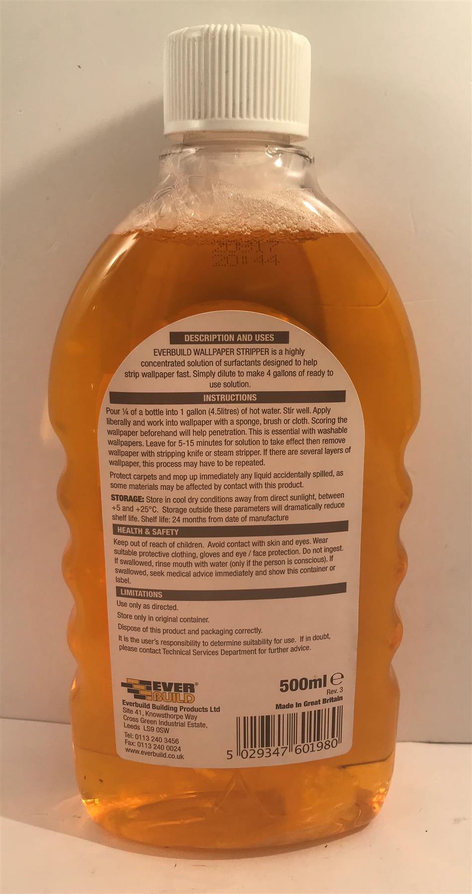 Everbuild Wallpaper Stripper 500ml