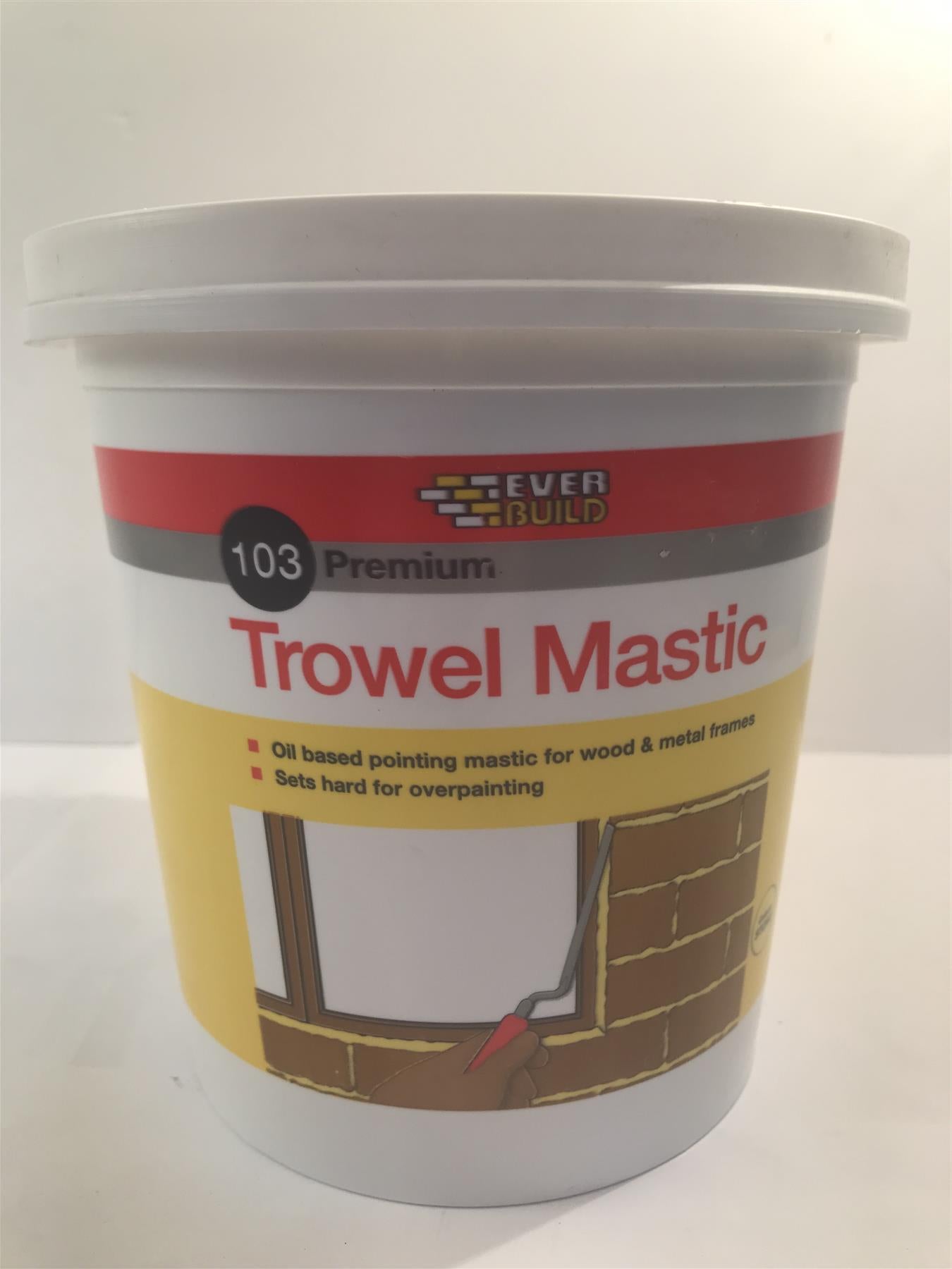Everbuild 103 Premium Trowel Mastic 3kg  Stone