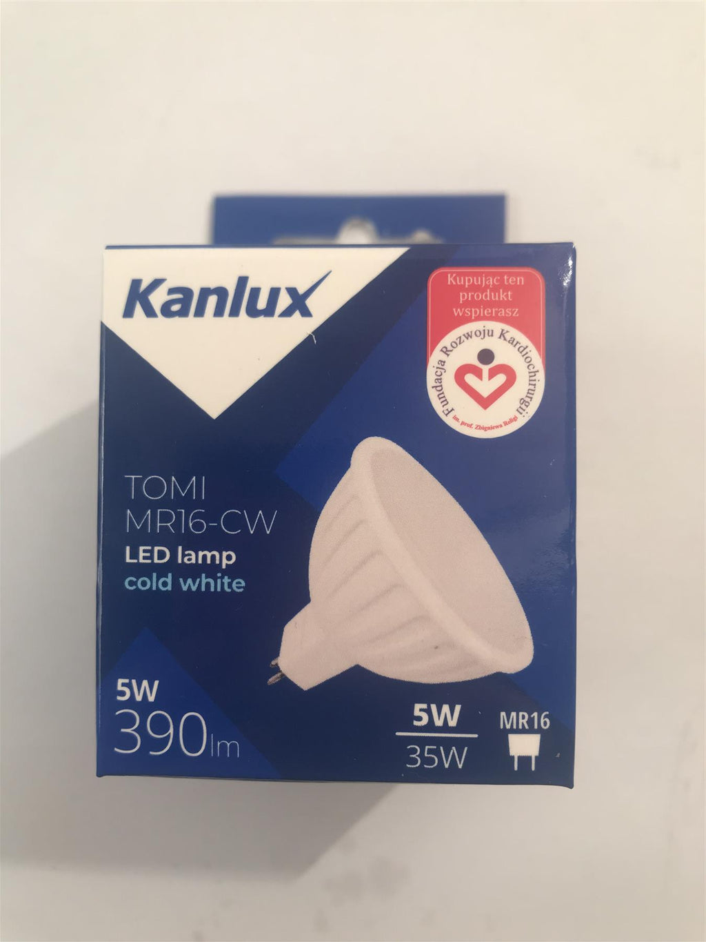 Kanlux TOMI LED 5W MR16-CW 390lm 5300k  22705