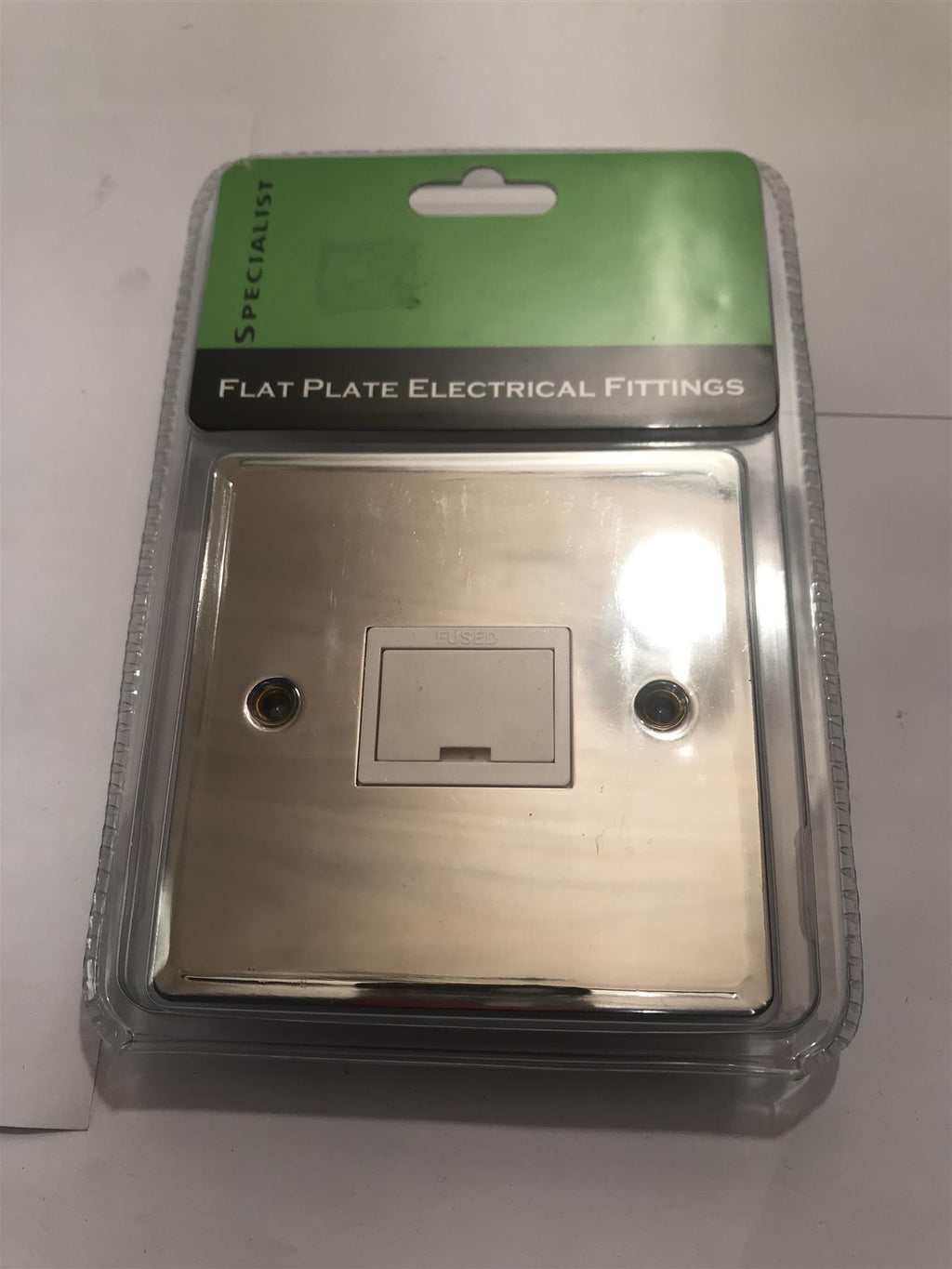 Bright Chrome 13amp Fused Spur Unit SP3019