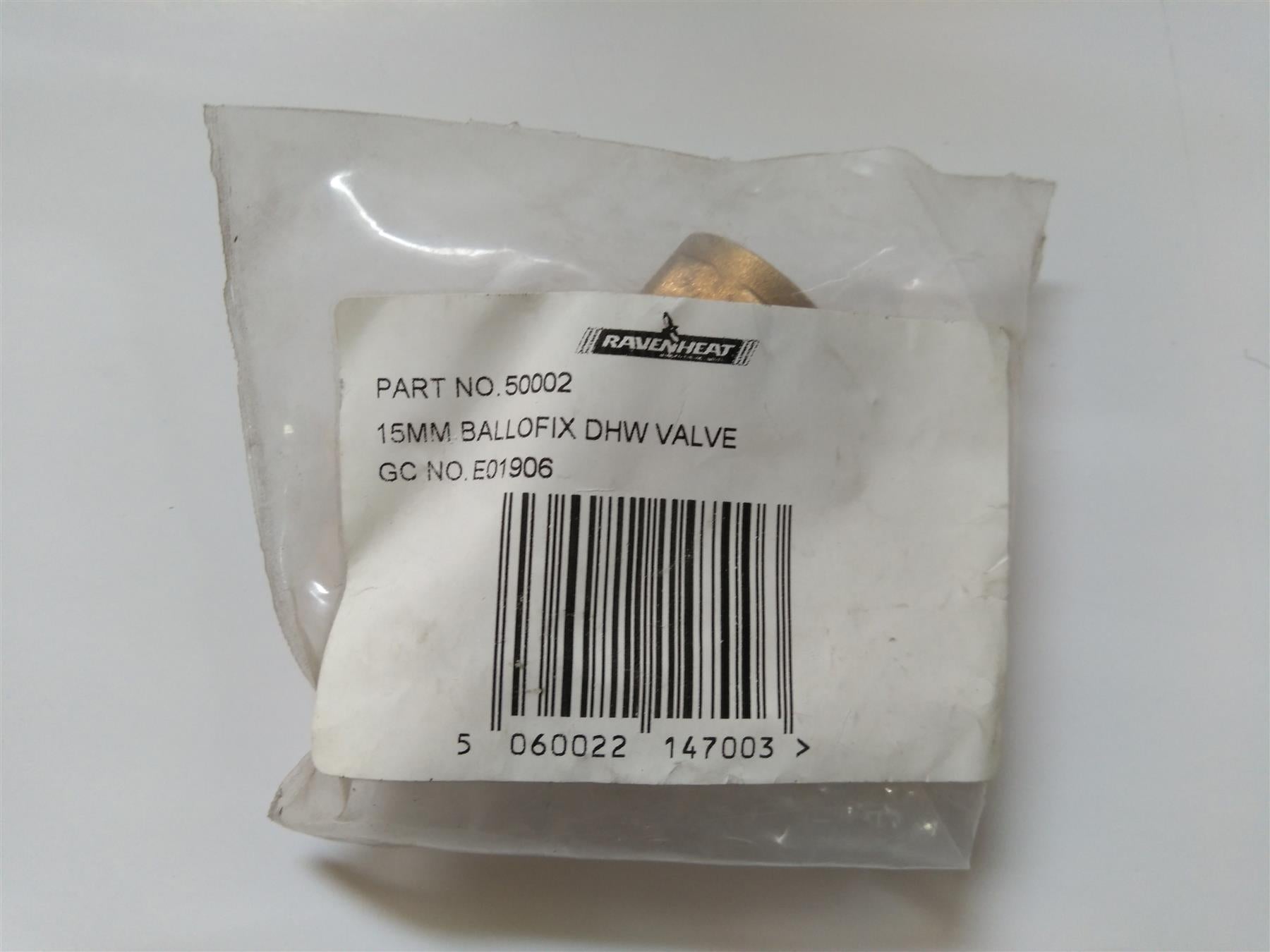 New Ravenheat 50002 Isolation Valve