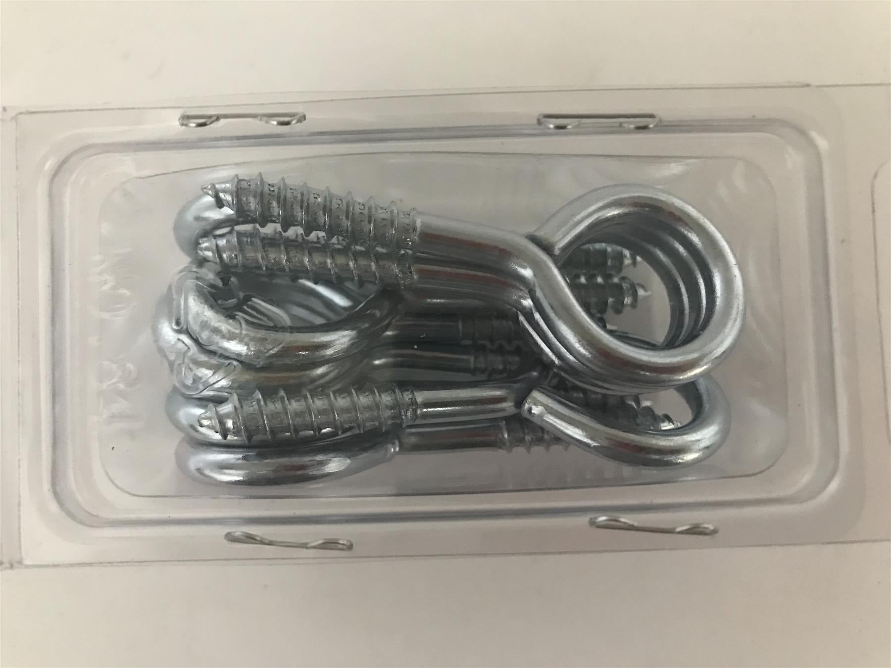 Screw In Eye Eyelet Hooks 65mm x 14g (Pack 10)