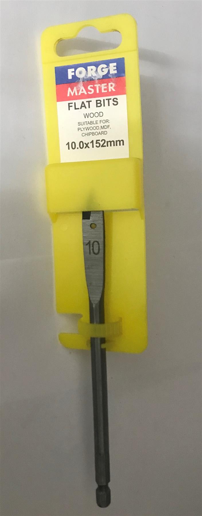 Forge Master Flat Wood Bit 10.0 x 152mm  FMFLAT10