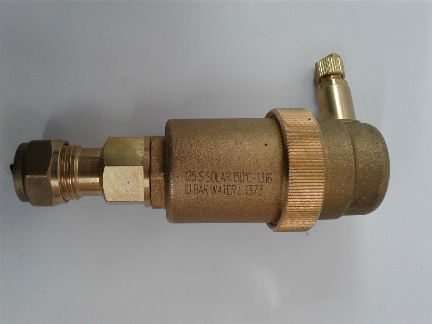 NEW IMT 125S  Automatic Air Vent ELITE SOLAR with Stopvalve 10BAR WATER L 1373