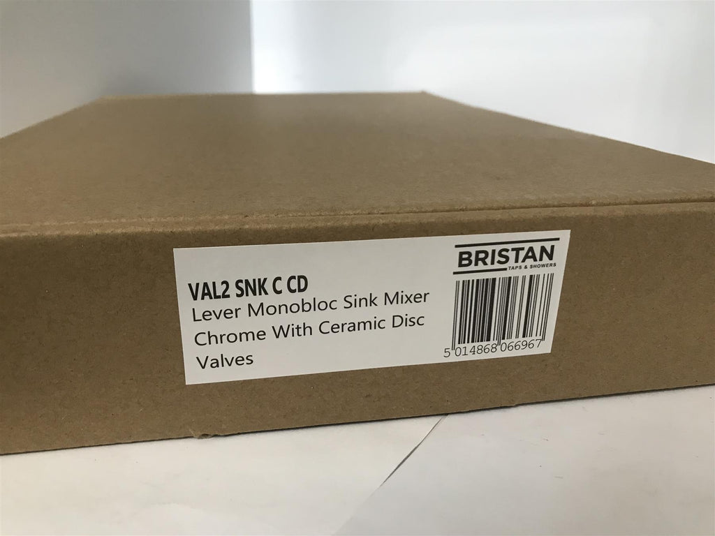 BRISTAN LEVER MONOBLOC KITCHEN MIXER TAP CERAMIC DISC VALVES VAL2 SNK C CD