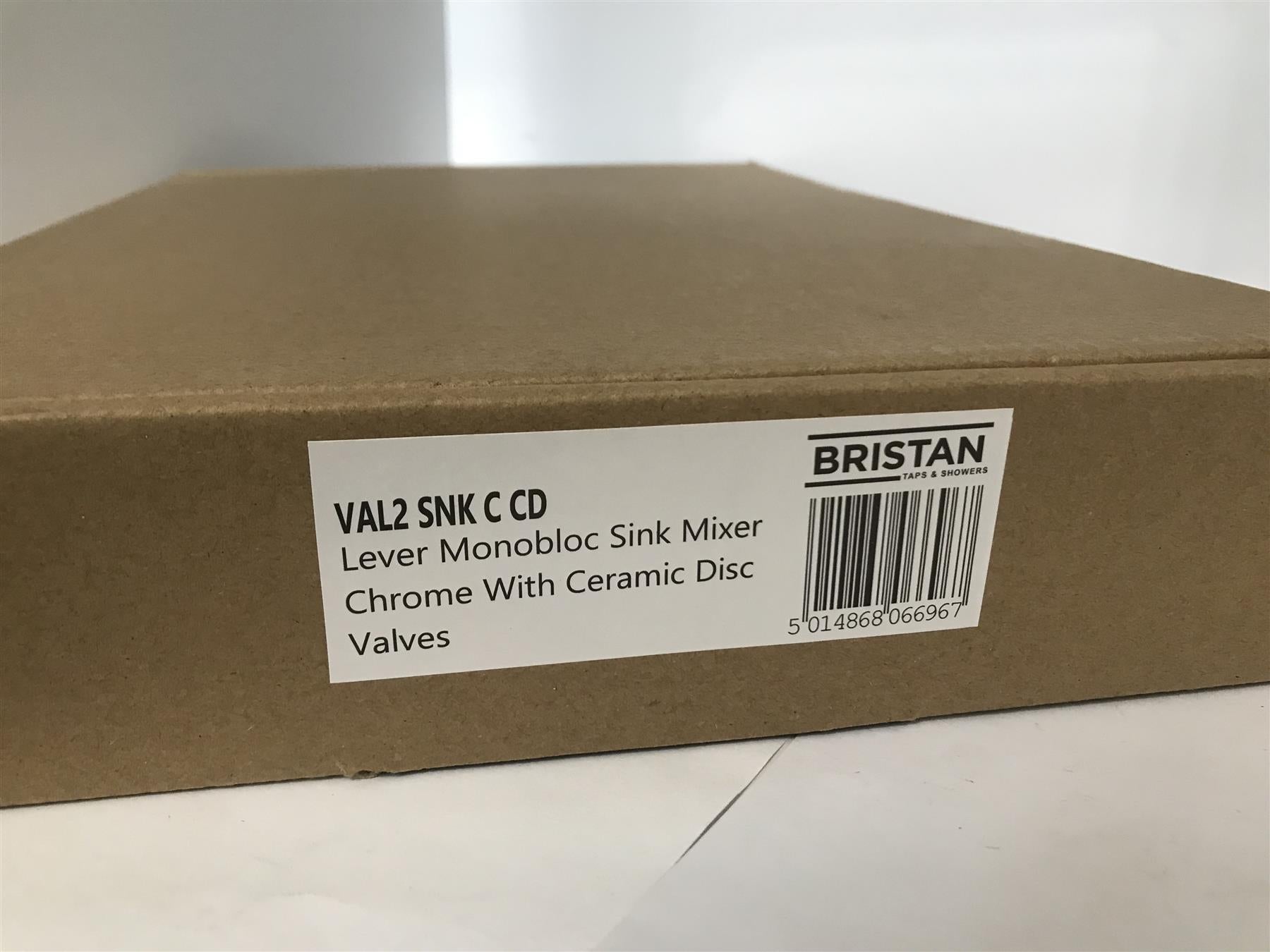 BRISTAN LEVER MONOBLOC KITCHEN MIXER TAP CERAMIC DISC VALVES VAL2 SNK C CD