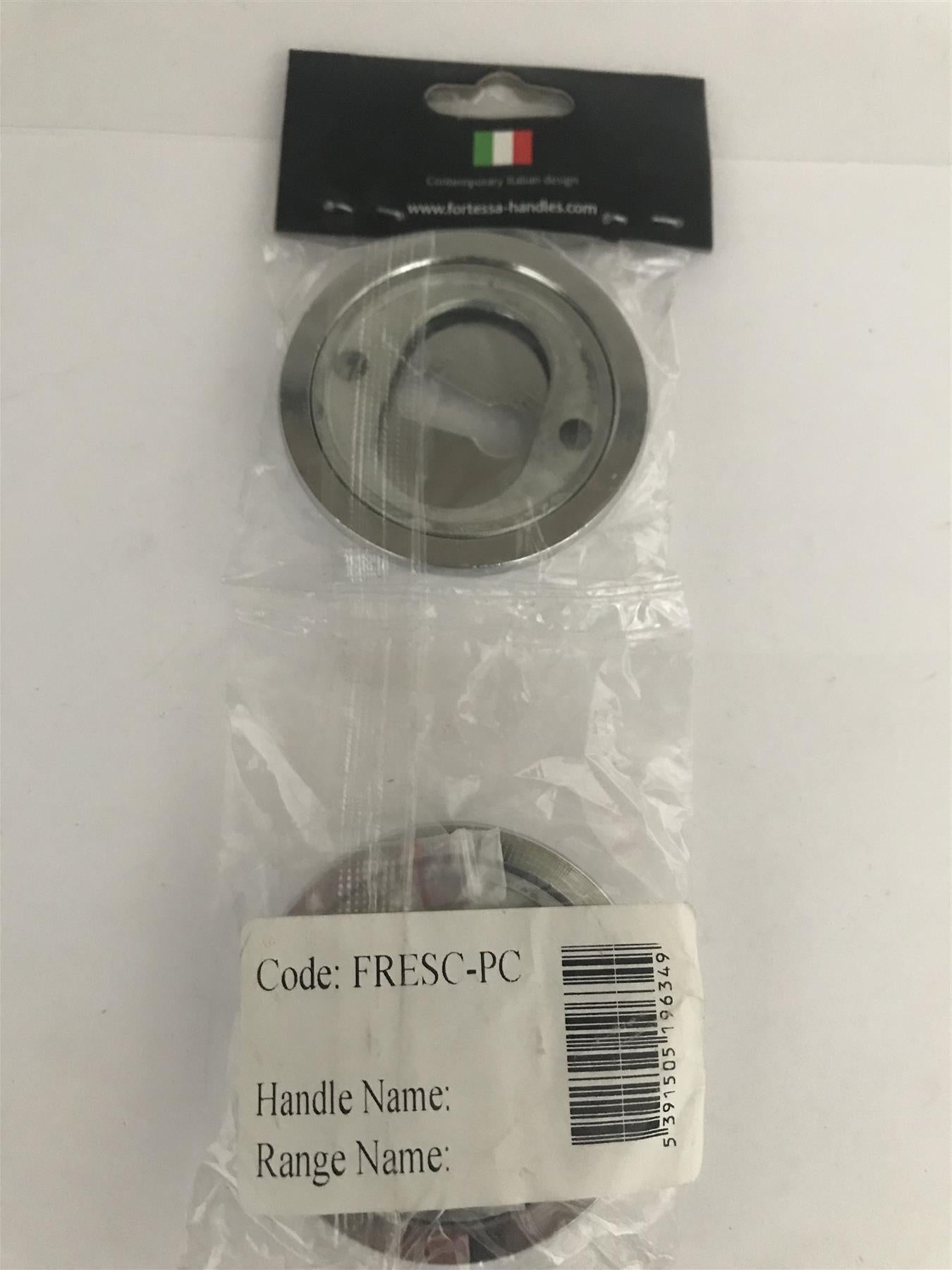 Fortessa Keyhole Escutcheon 51mm Polished Chrome  FRESC-PC  2 Pack