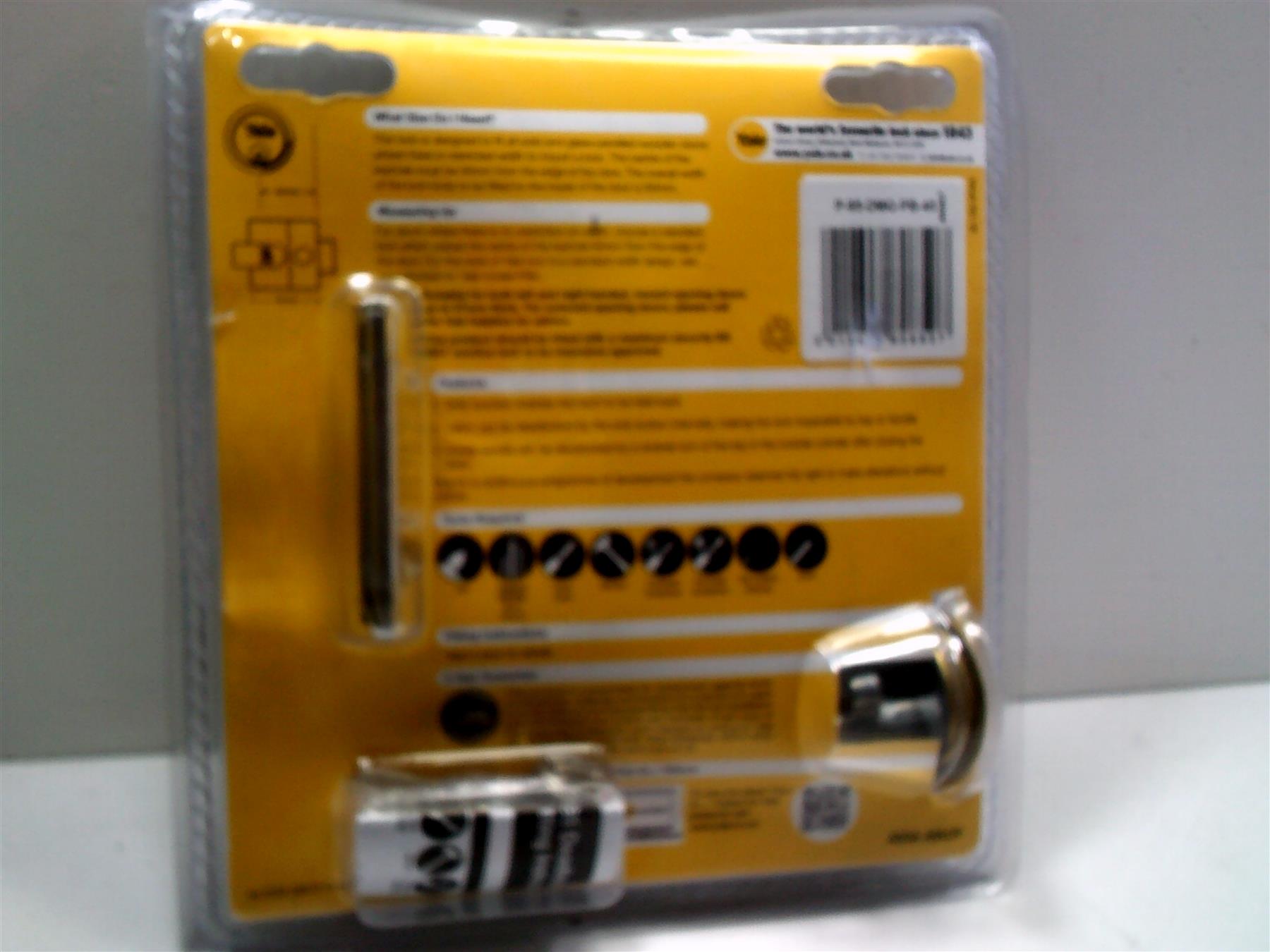 Yale P-85-DMG-PB-40 Yale Deadlocking Nightlatch, 40 mm, NEW with 2 KEYS + cyldr