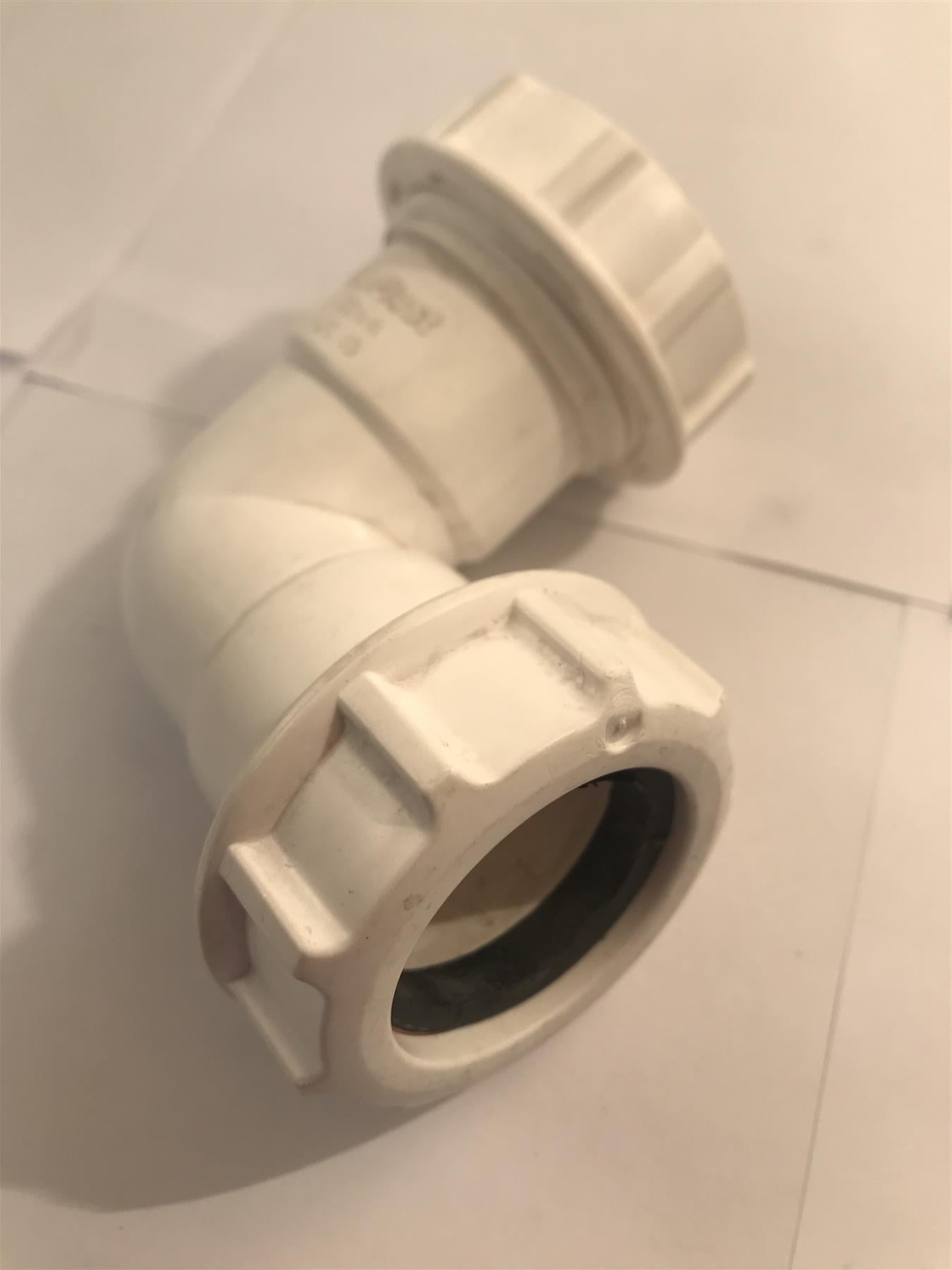Floplast 32mm Compression Waste Bend 90 Degree