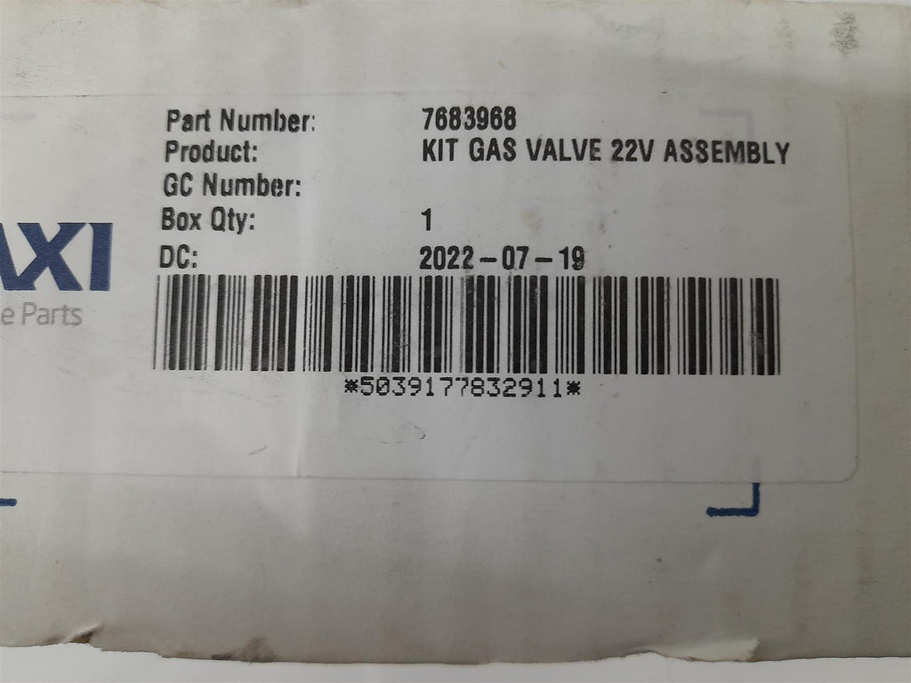 BAXI SYSTEM BOILER GAS VALVE 22V ASSEMBLY KIT 7683968