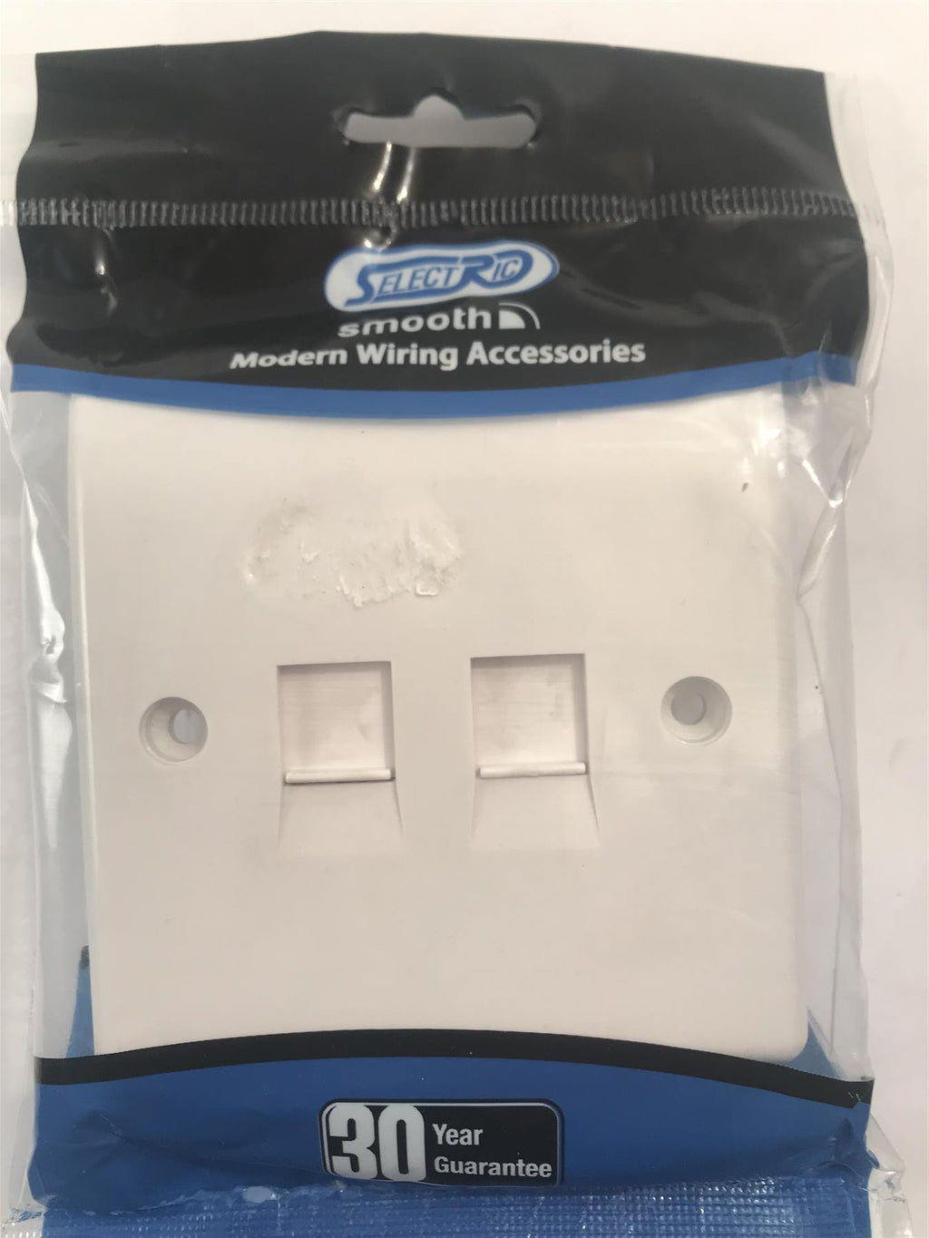 Selectric Smooth Computer/Data Socket 2 Gang RJ45  SSL543