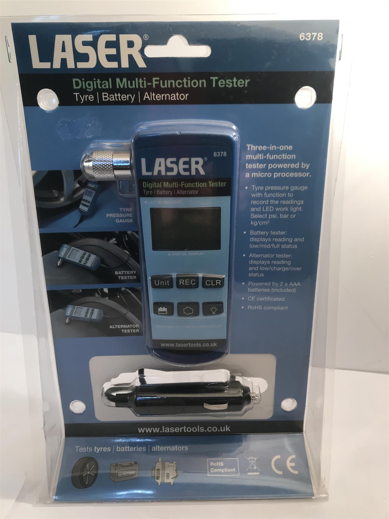 Laser Digital Multi-Function Tester 6378