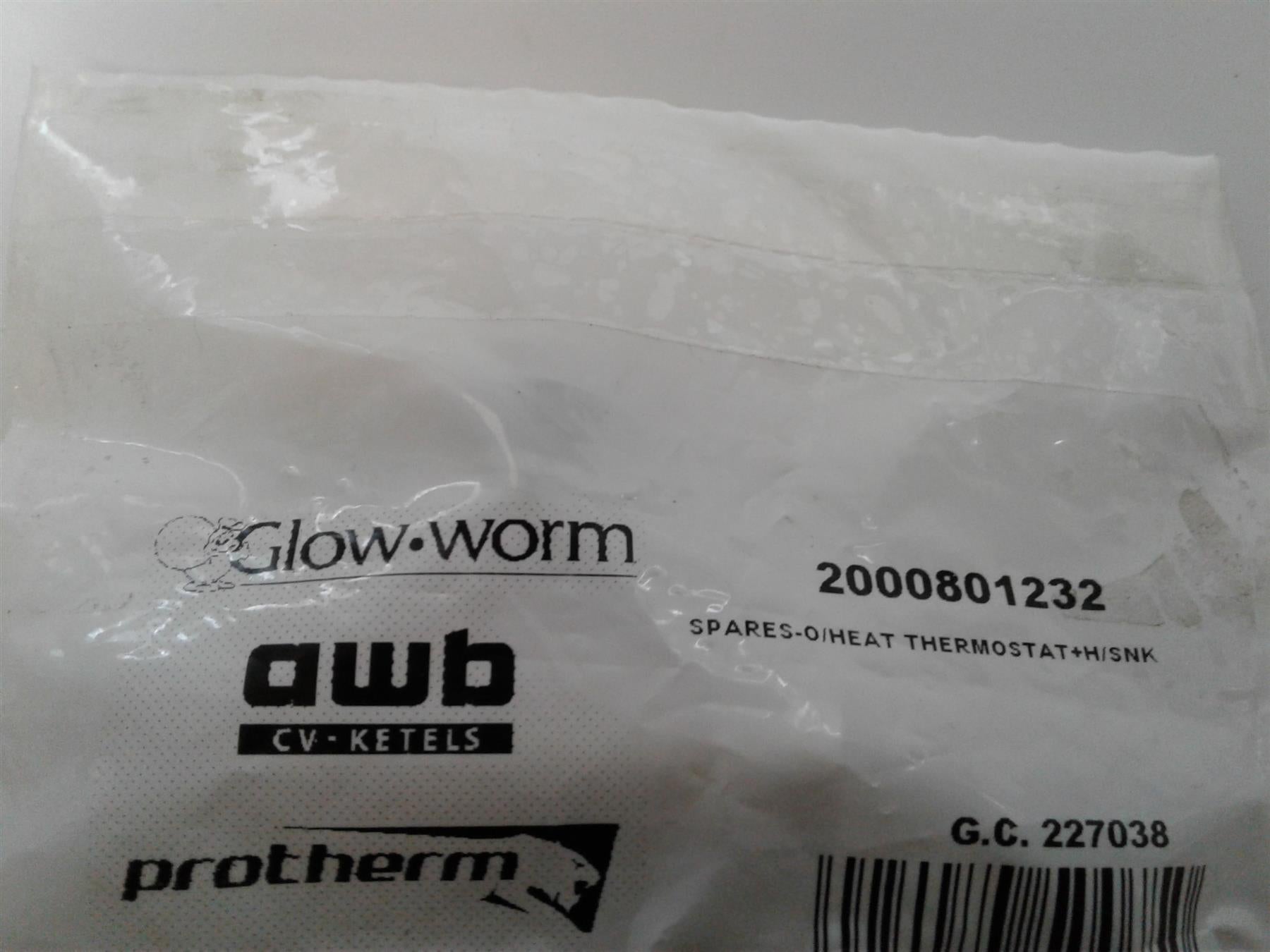 Glowworm Micron 30FF 40FF & 50FF Boiler Overheat Thermostat Stat 2000801232