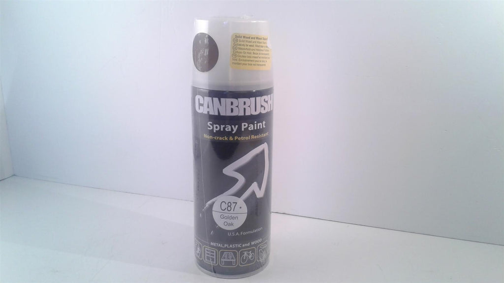 Canbrush Spray Painr C87 Golden Oak for metal, plastic and wood