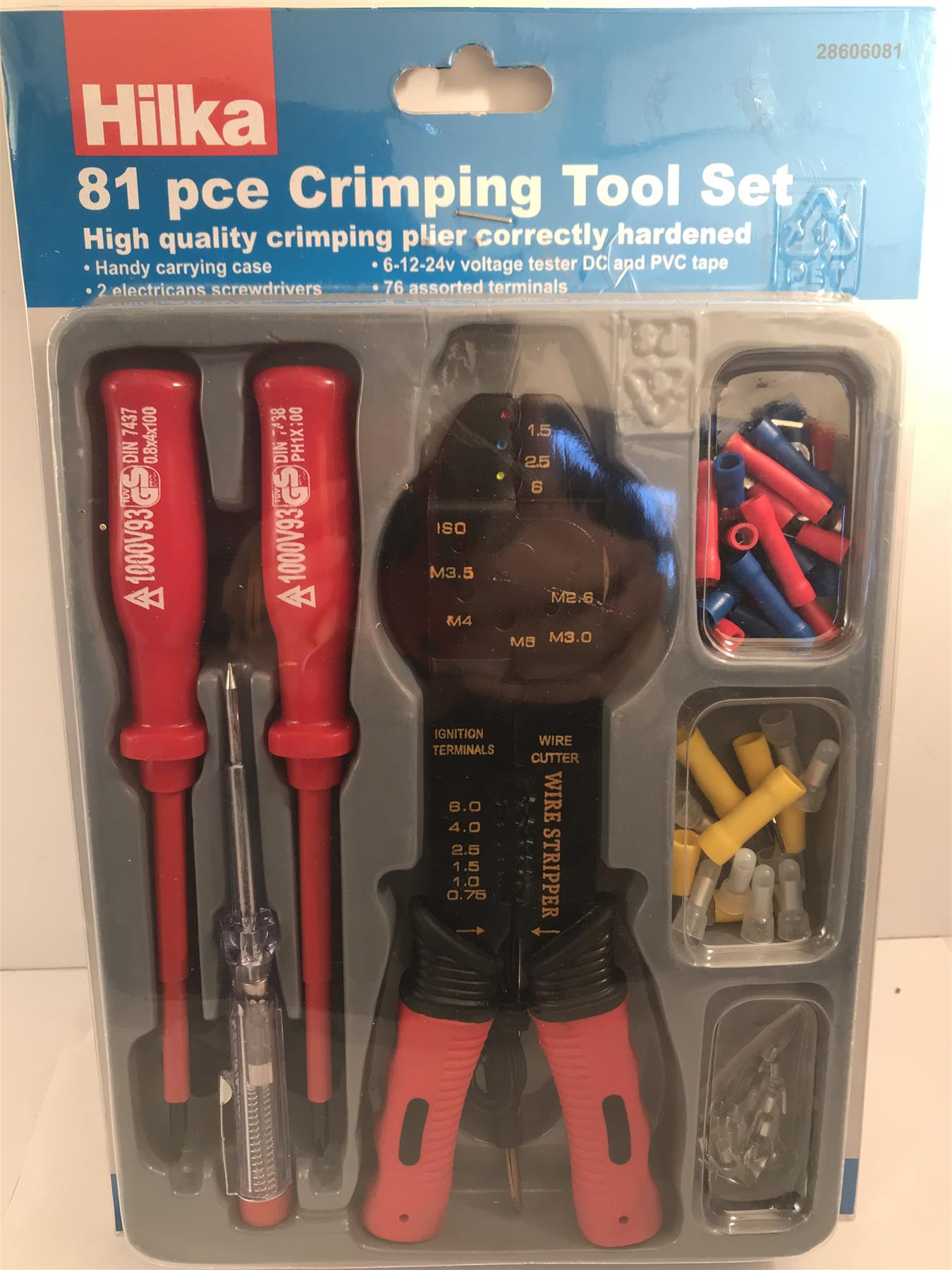 Hilka 81pc Crimping Tool Set  28606081