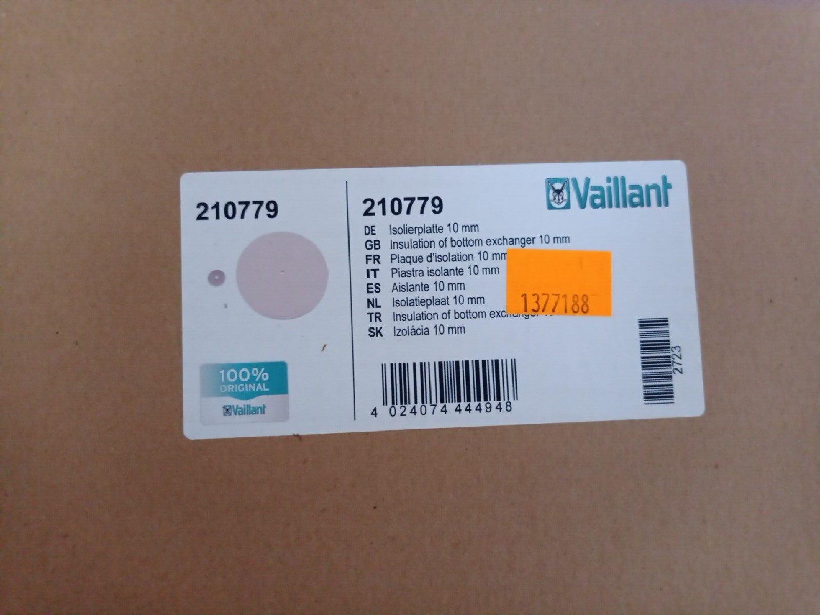 VAILLANT ECOTEC PLUS & PRO. ECOMAX INSULATION 10MM FOR HEAT EXCHANGER 210779