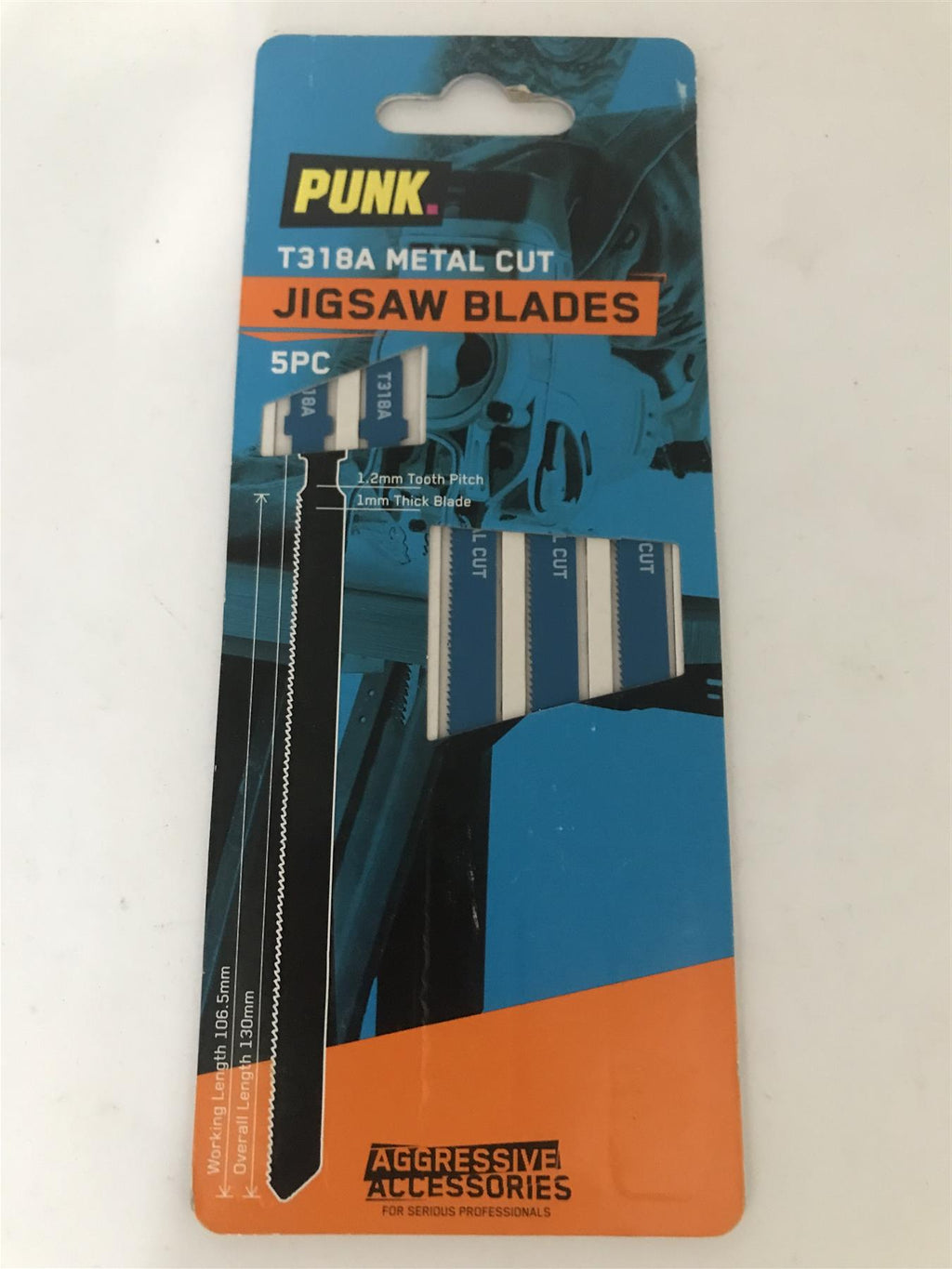 Punk 5pc Jigsaw Blades T318A Metal Cut  262146